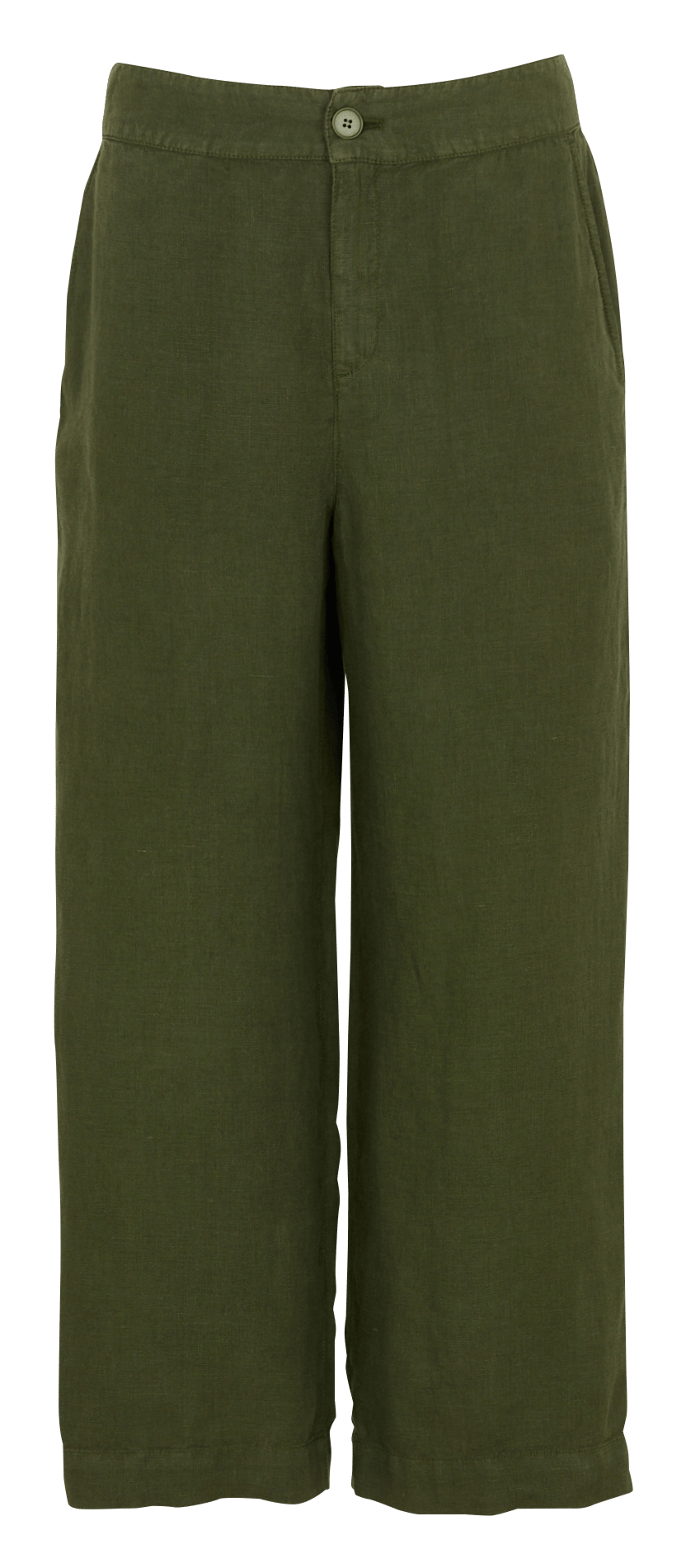 Weite Leinenhose BENSIMON Khaki