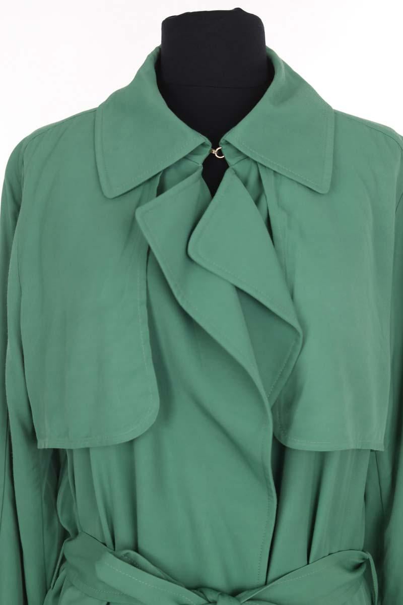 Trench coat TARA JARMON - Seconde Main Green