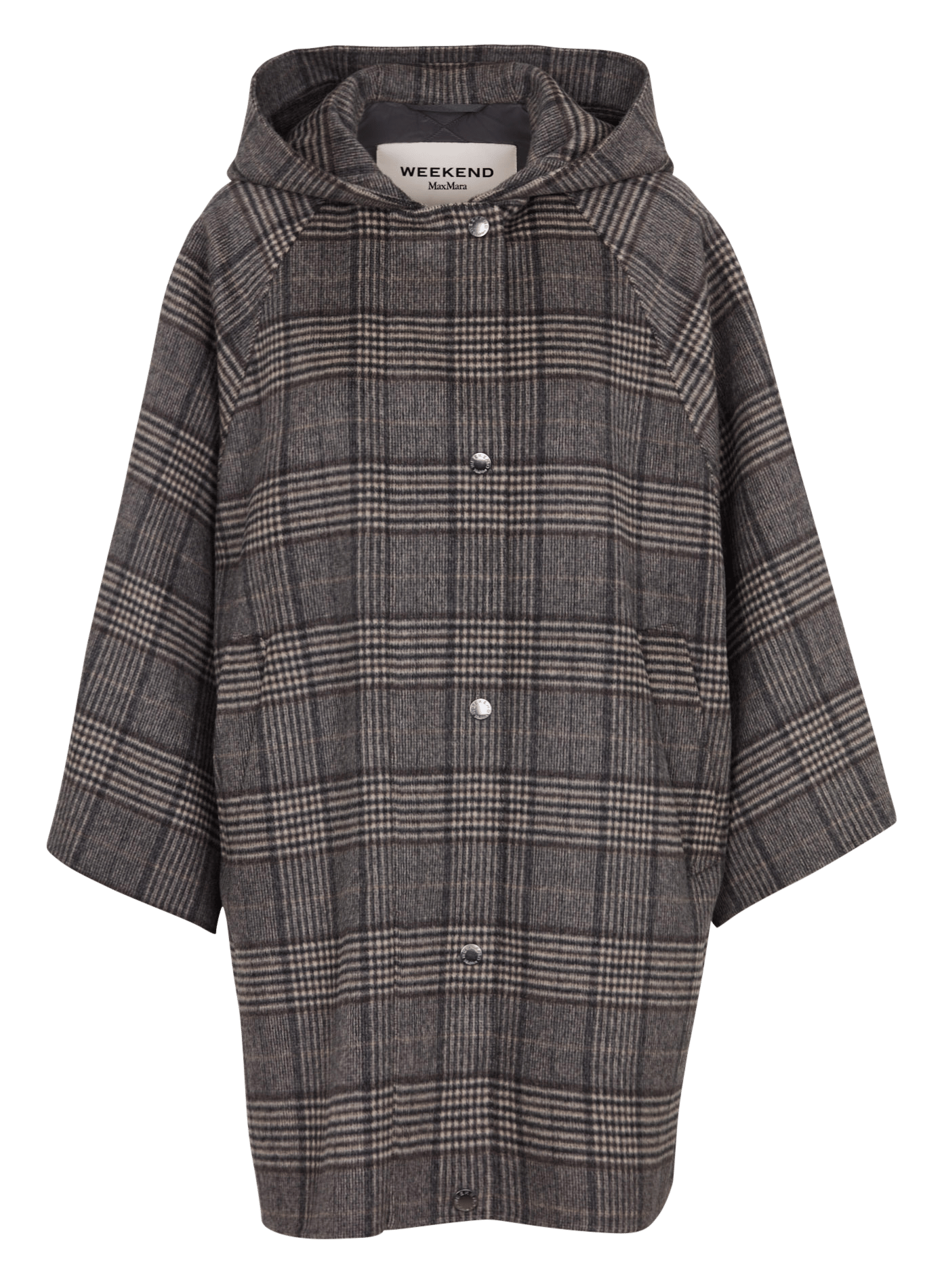 Weiter Wollmantel MAX MARA WEEK END Schwarz