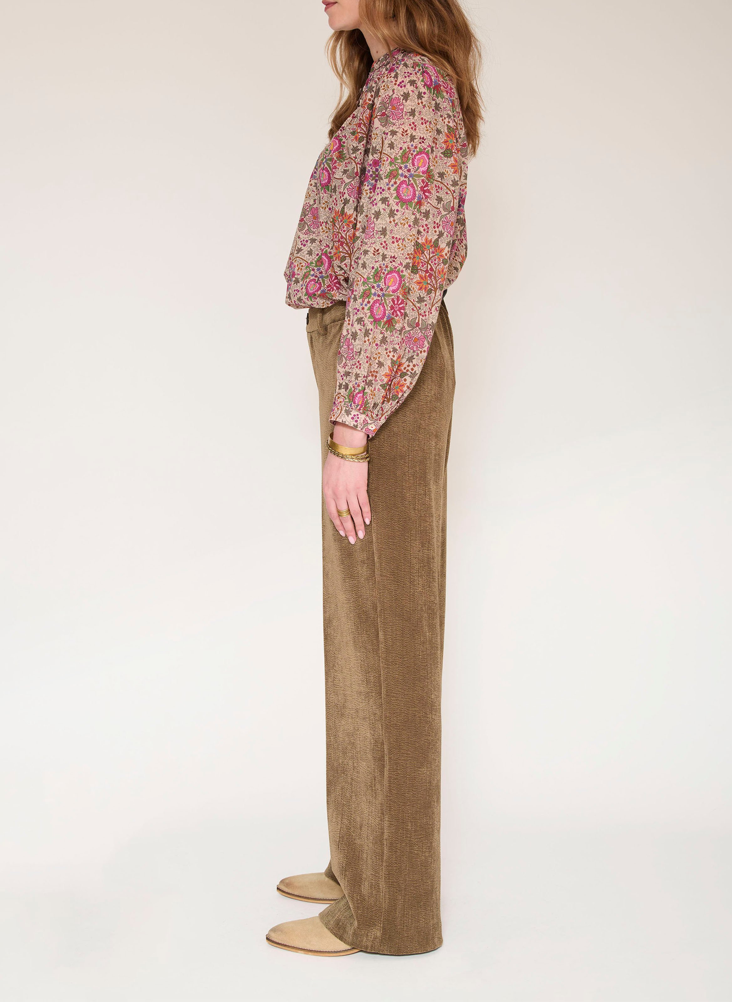 Gerade geschnittene Cordhose MKT Braun