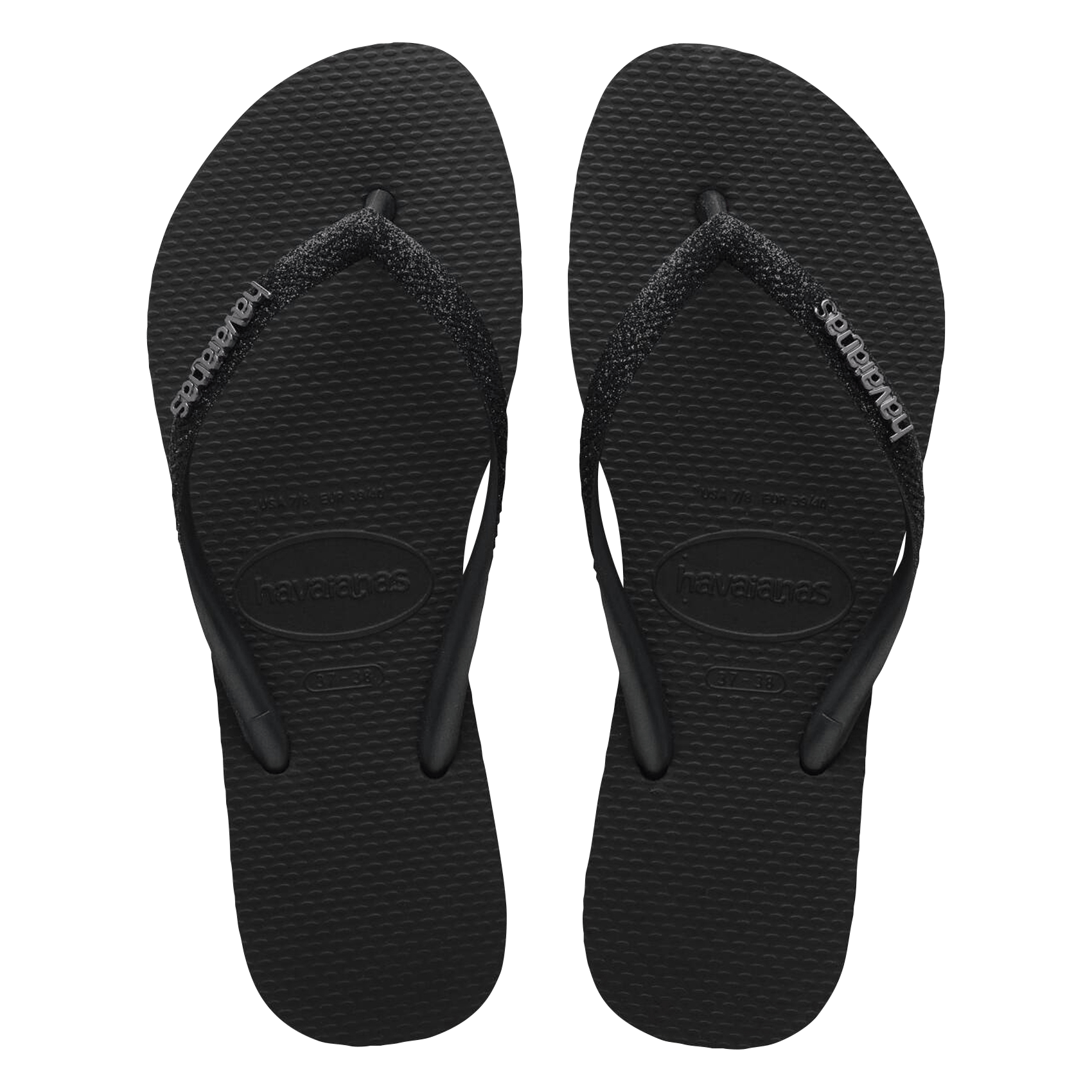 Slim Glitter II HAVAIANAS Noir