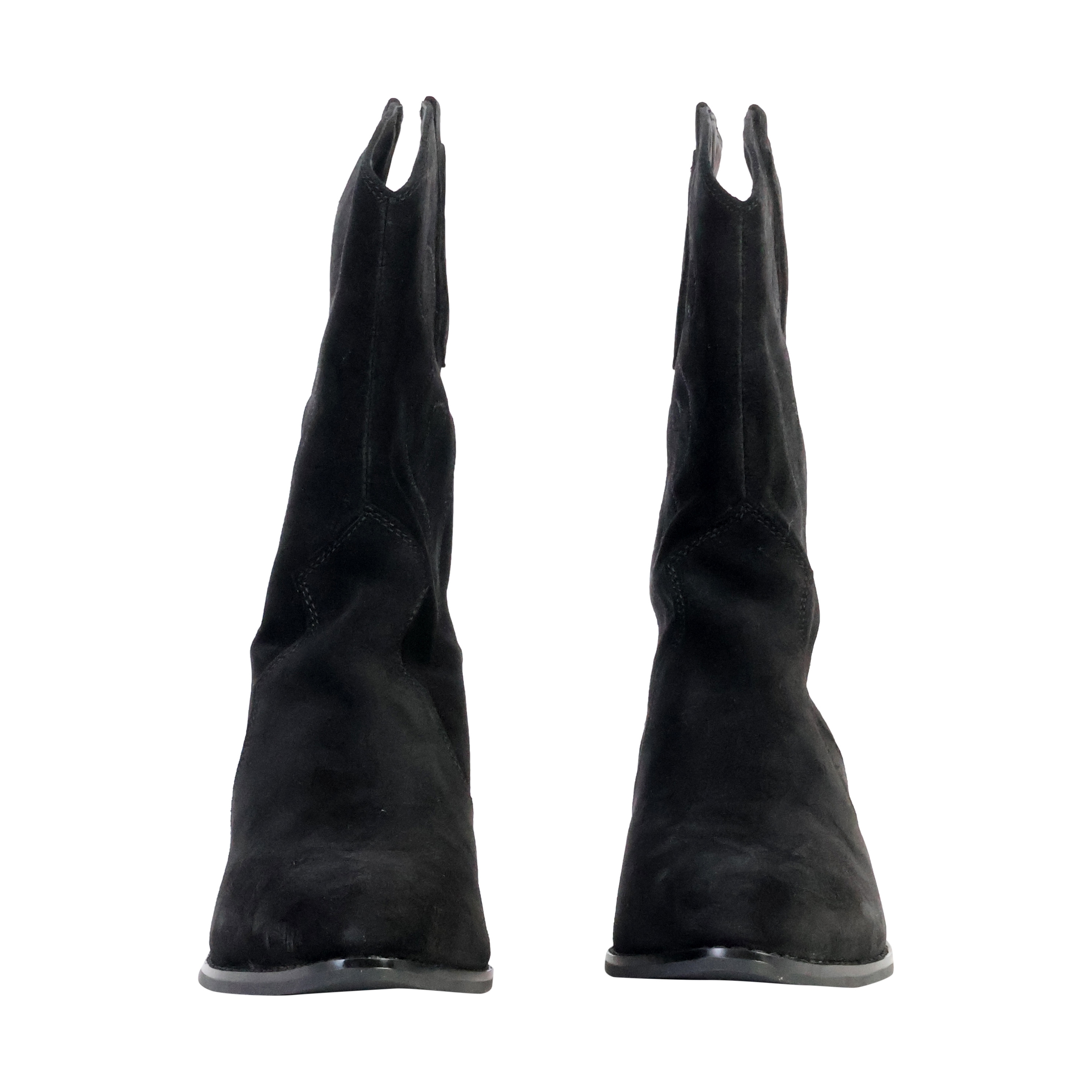 Ajisai leather ankle boots EMILIE KARSTON Black