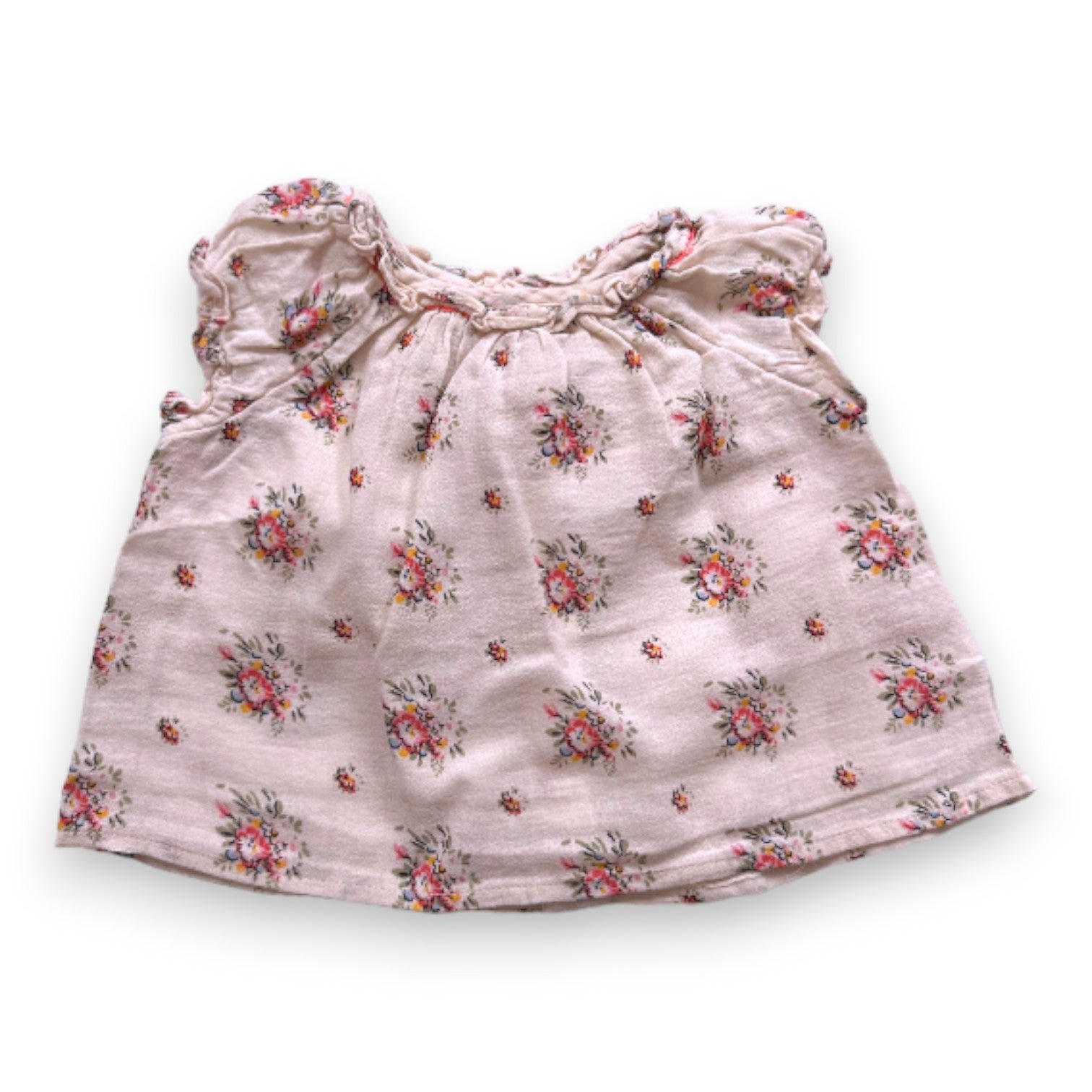 Beige Baby Blouse - 6 months BONPOINT - Seconde Main Beige