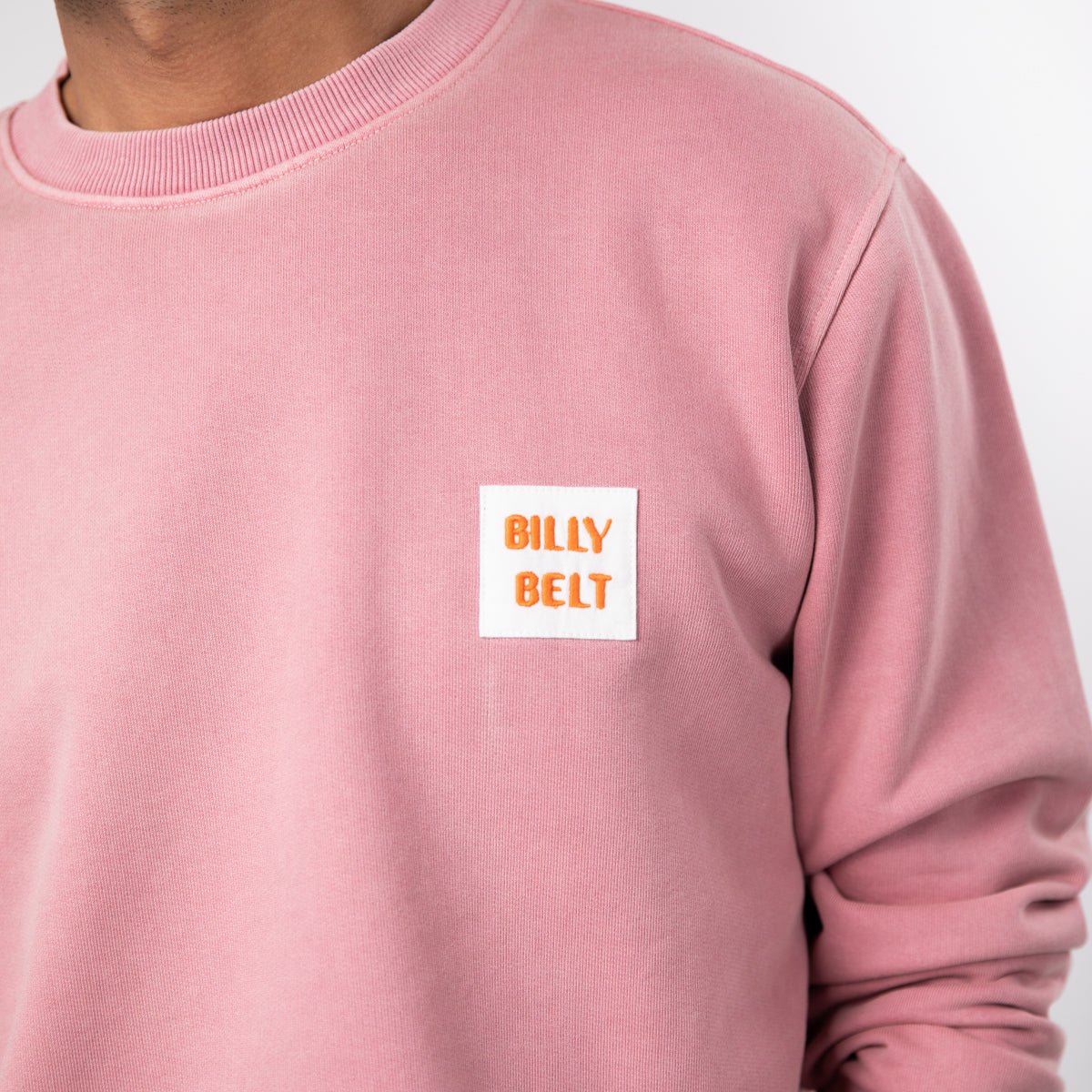 Vintage organic cotton sweatshirt BILLYBELT Pink