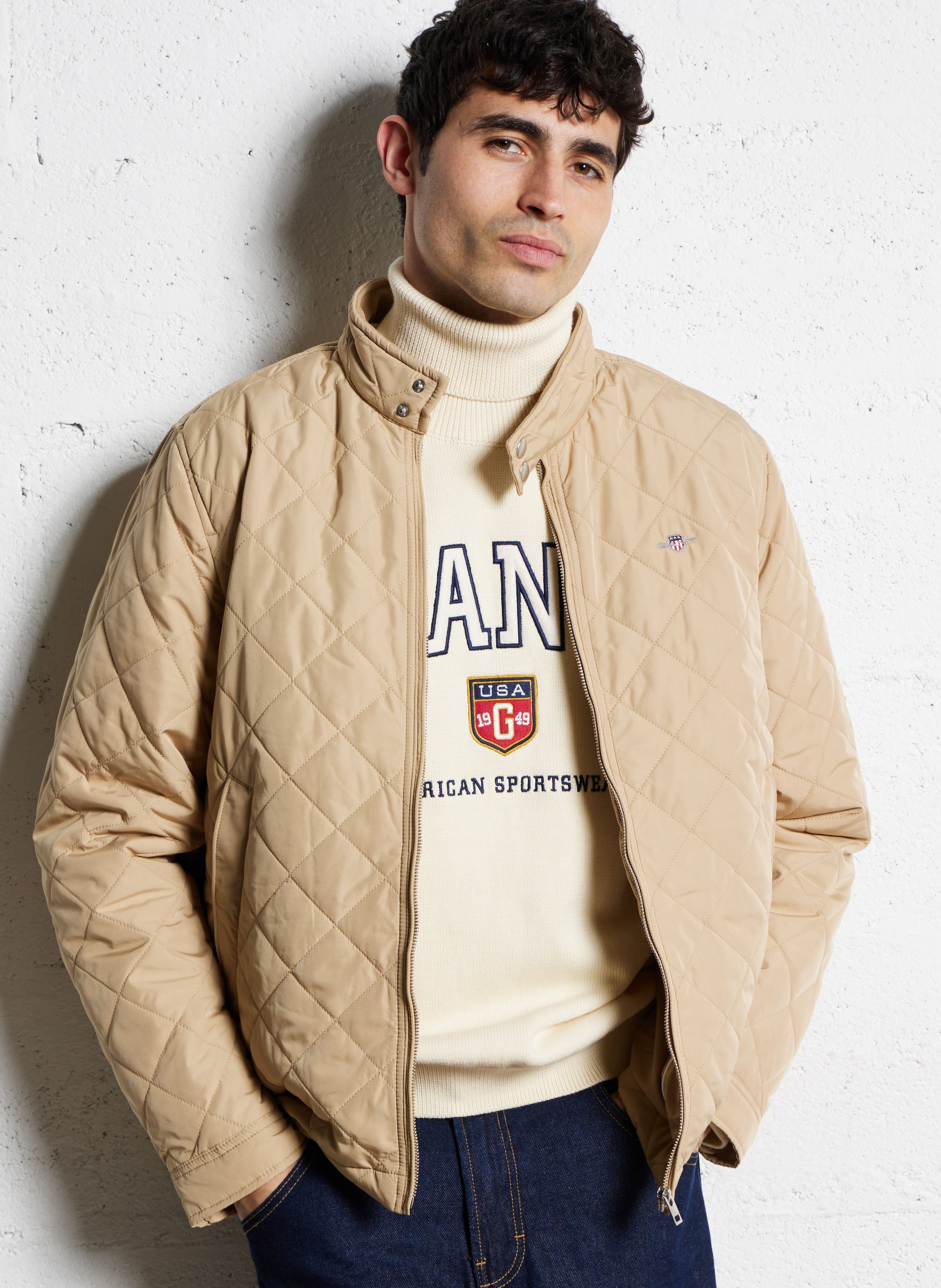 Steppjacke mit hohem Halsausschnitt GANT