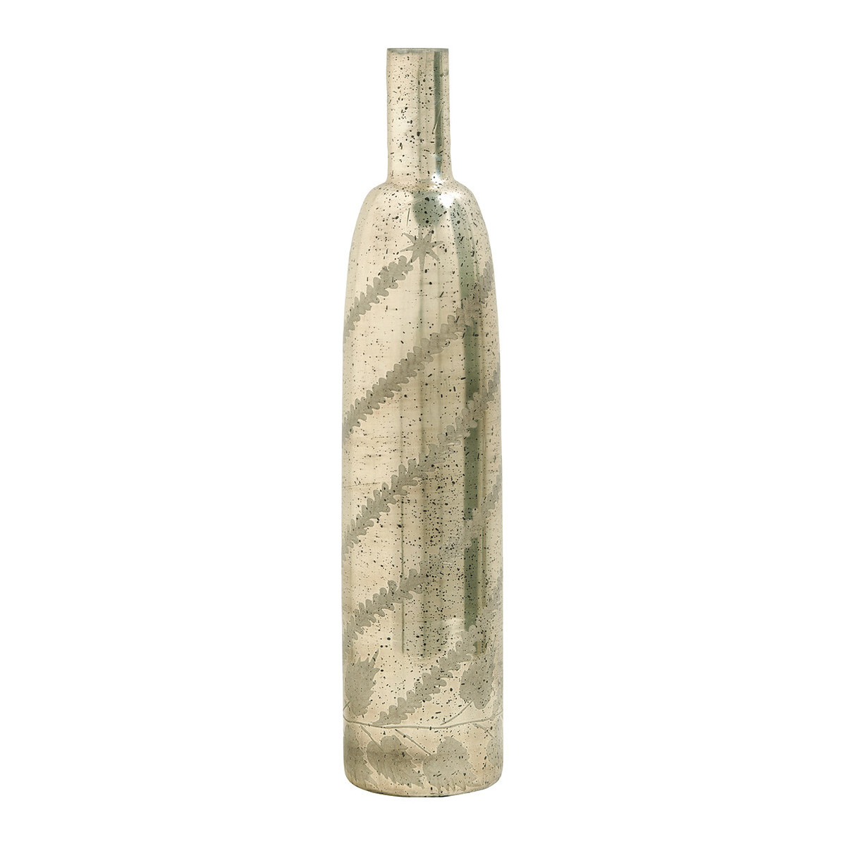 Decorative bottle BLANC D'IVOIRE Golden