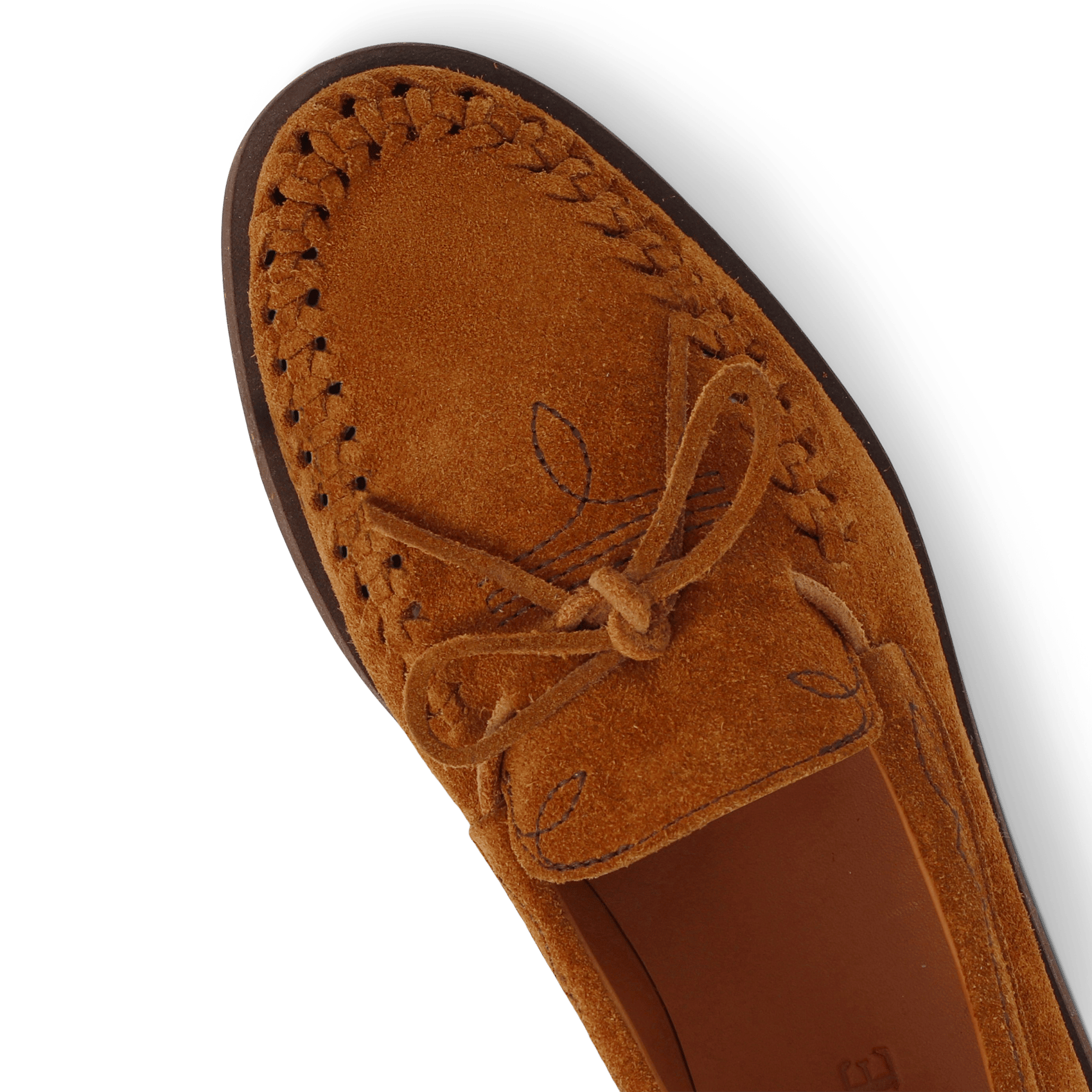 Mocassins en cuir Beige