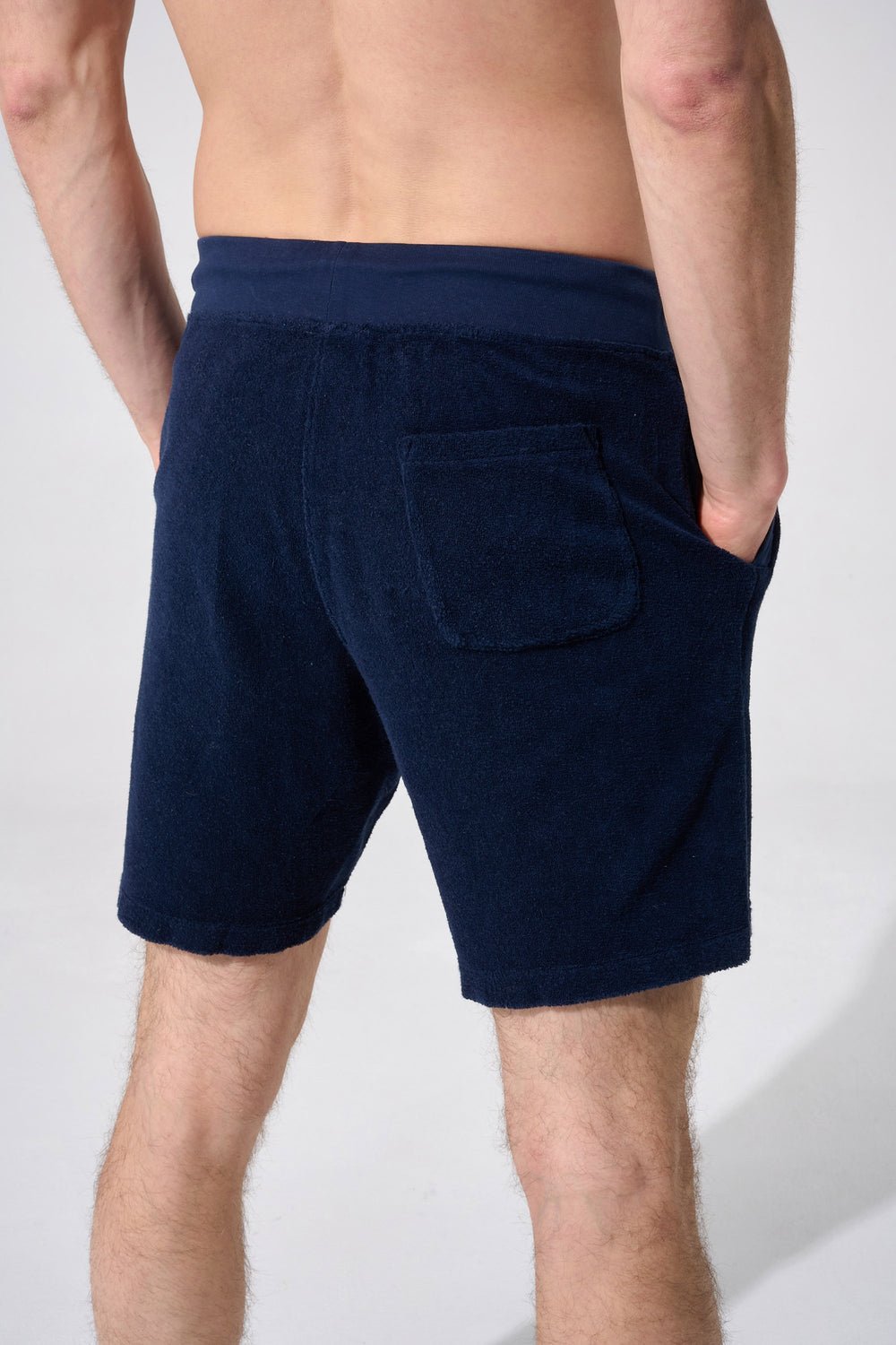 Plain swim shorts with elasticated waistband APNEE Blue