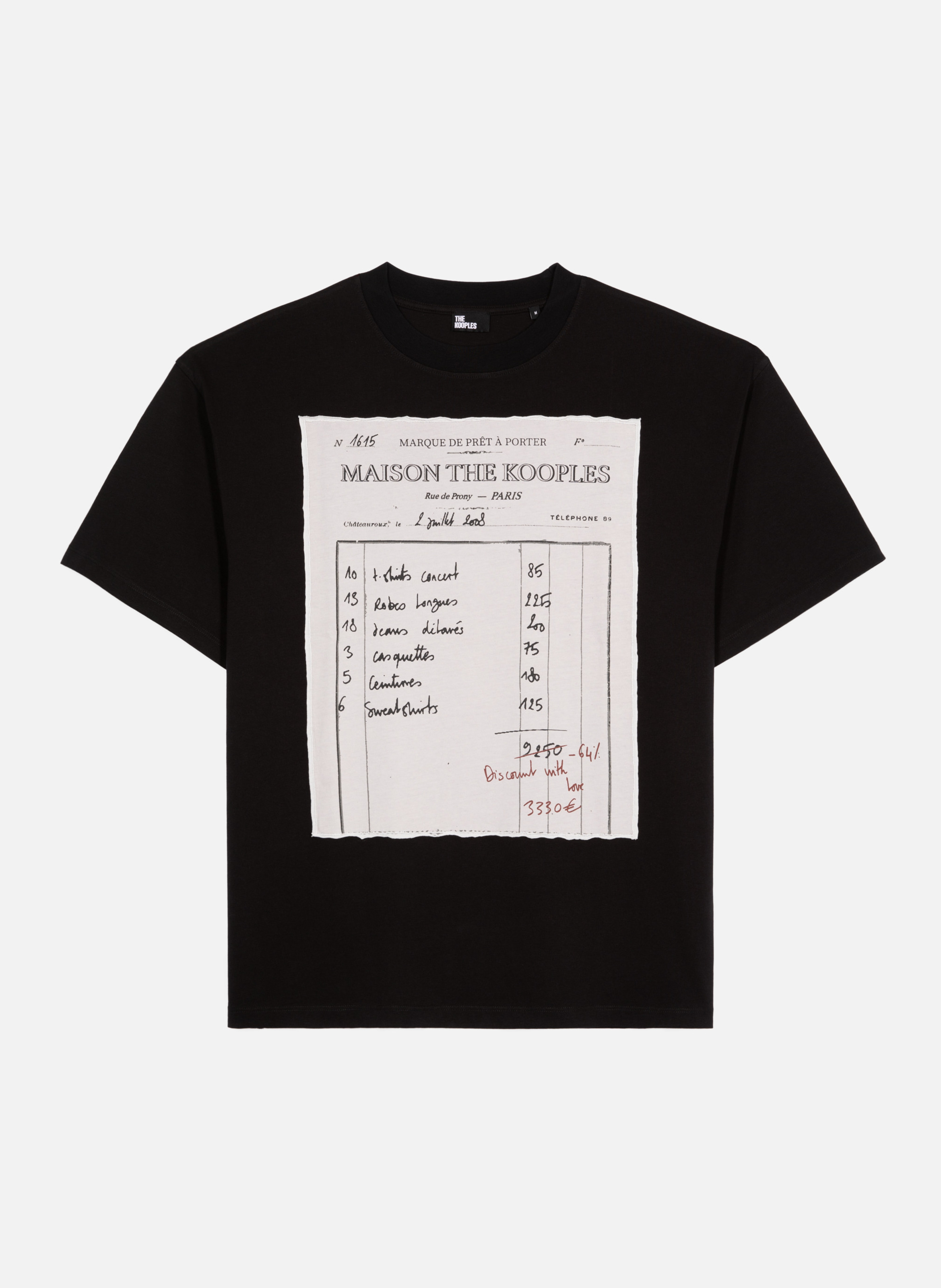 Oversized T-shirt THE KOOPLES Black