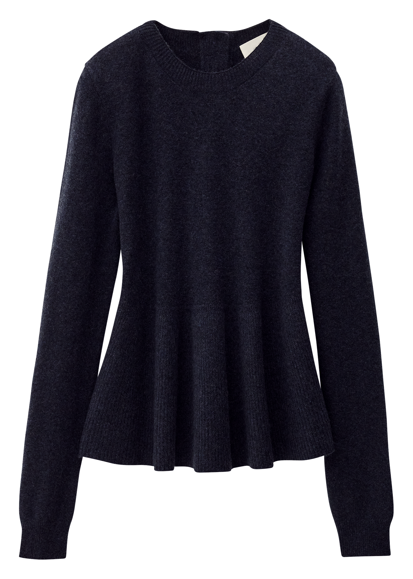 Effen trui van wolmix met lange mouwen en kant BA&SH Blauw