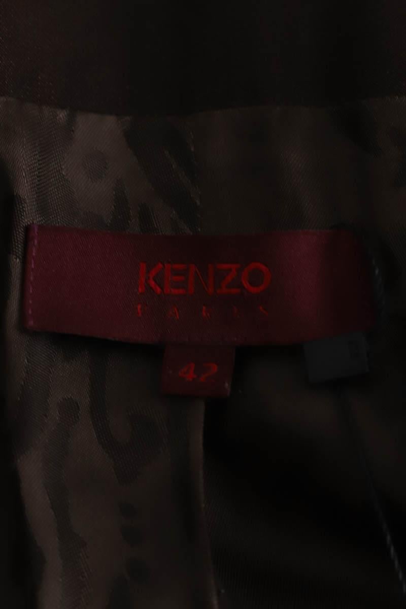 Voile and crochet dress KENZO - SECONDE MAIN Brown