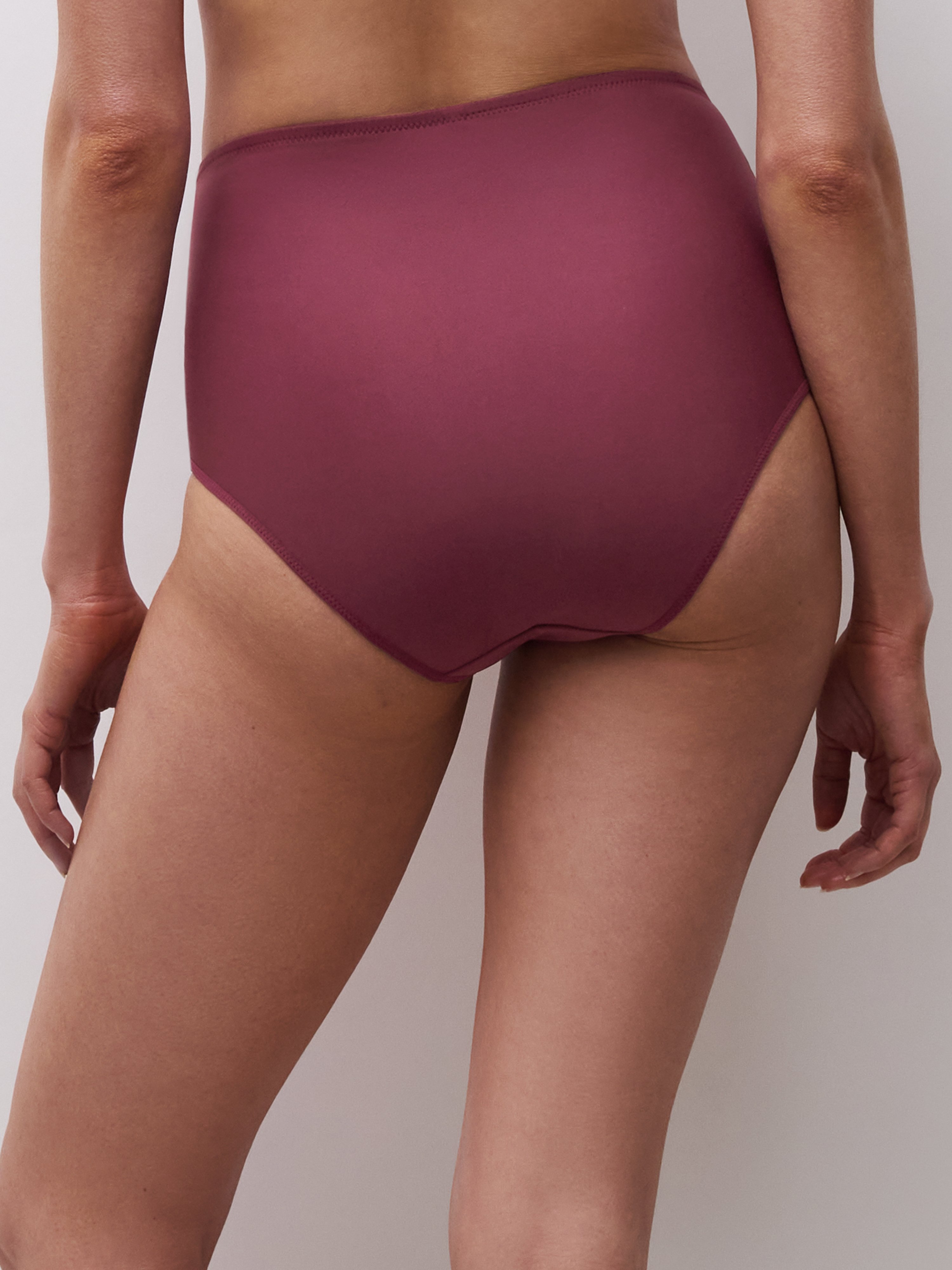 High-waisted lace panties CHANTELLE PULP Red