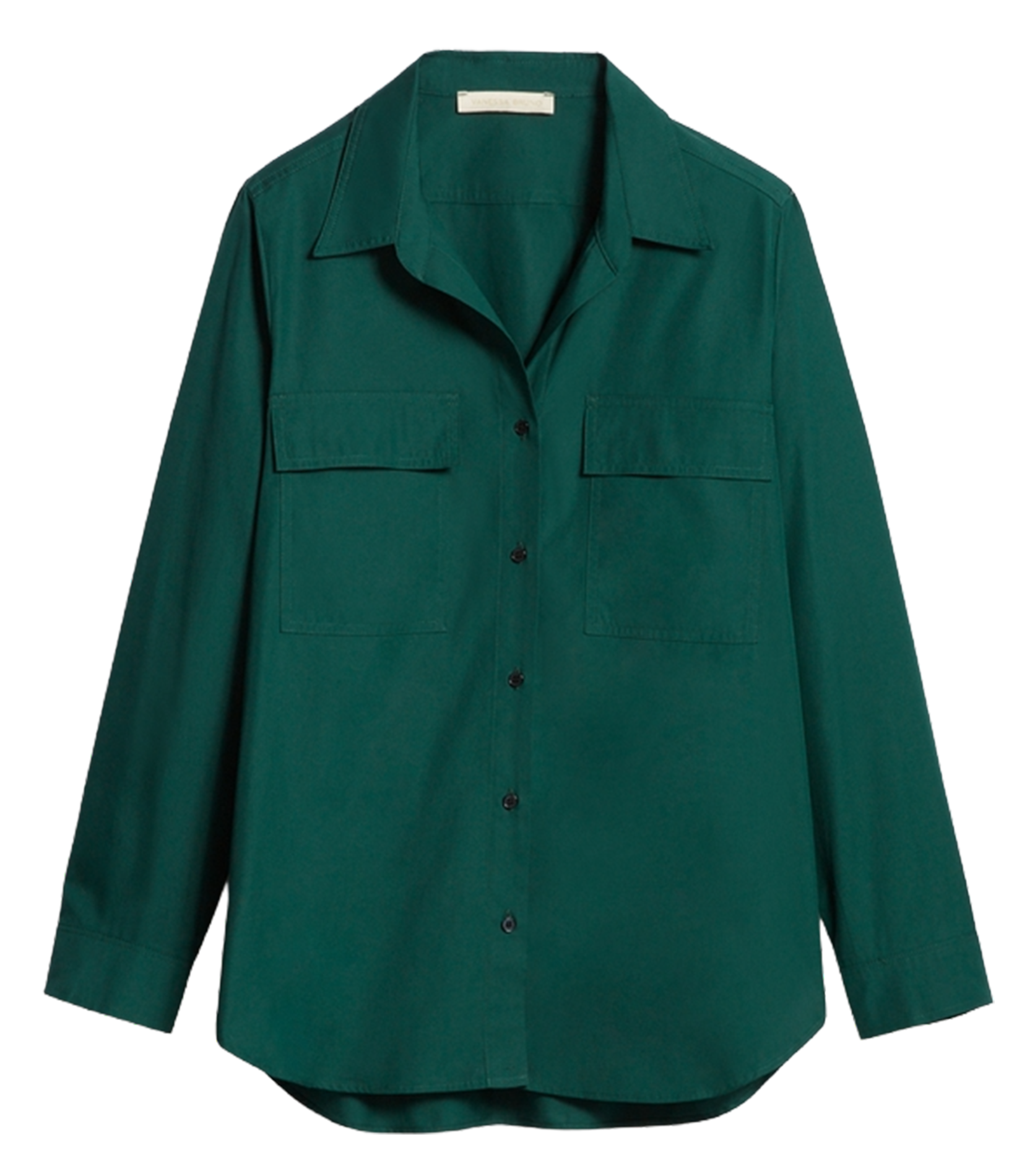 Capri plain oversized shirt VANESSA BRUNO Green