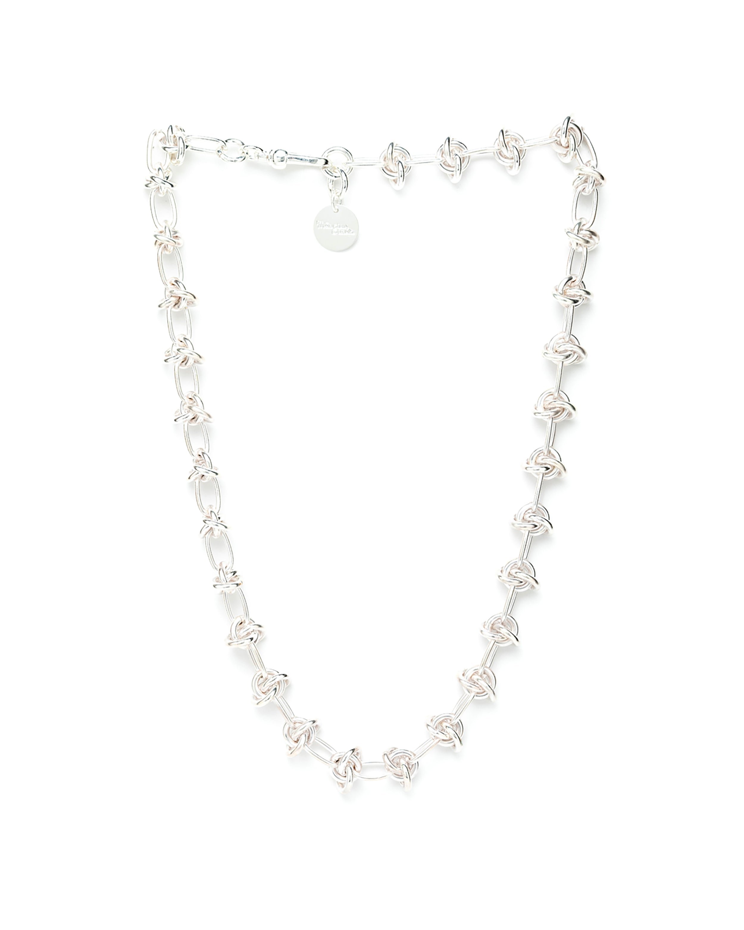 Maxi silver-plated necklace MONSIEUR SIMONE Silver