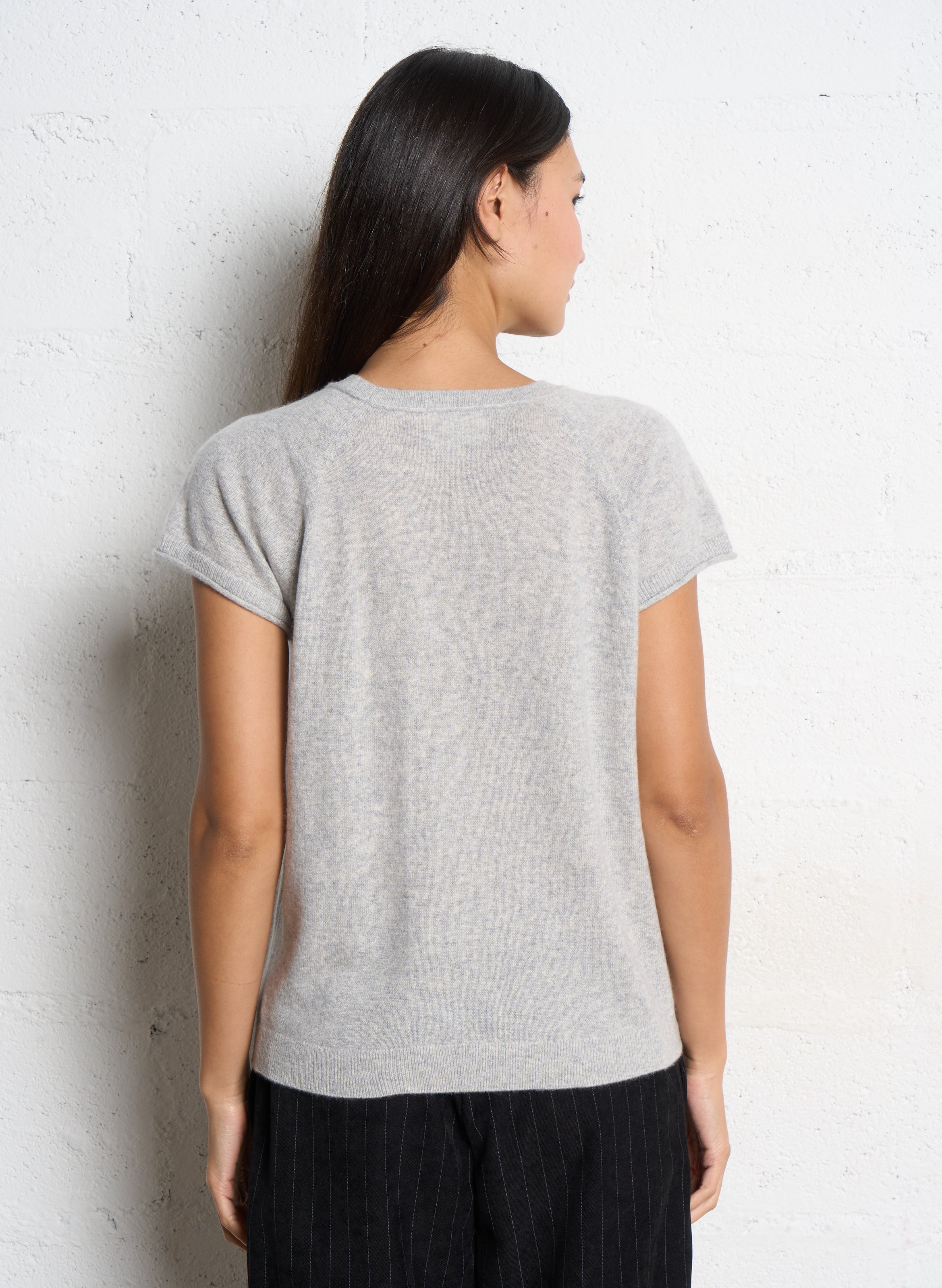 Pull oversize en cachemire MAISON 123 Gris