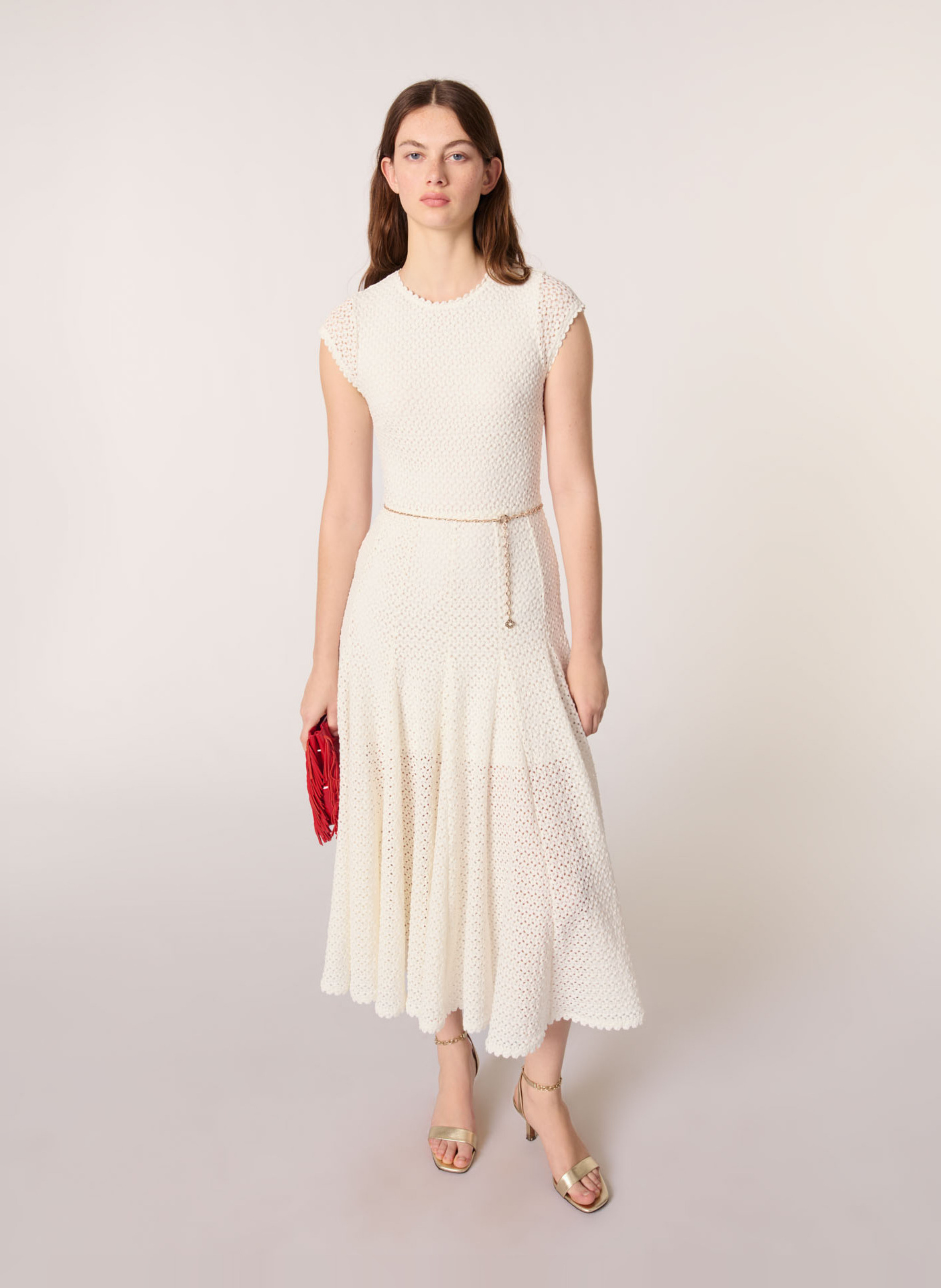 maje white dress