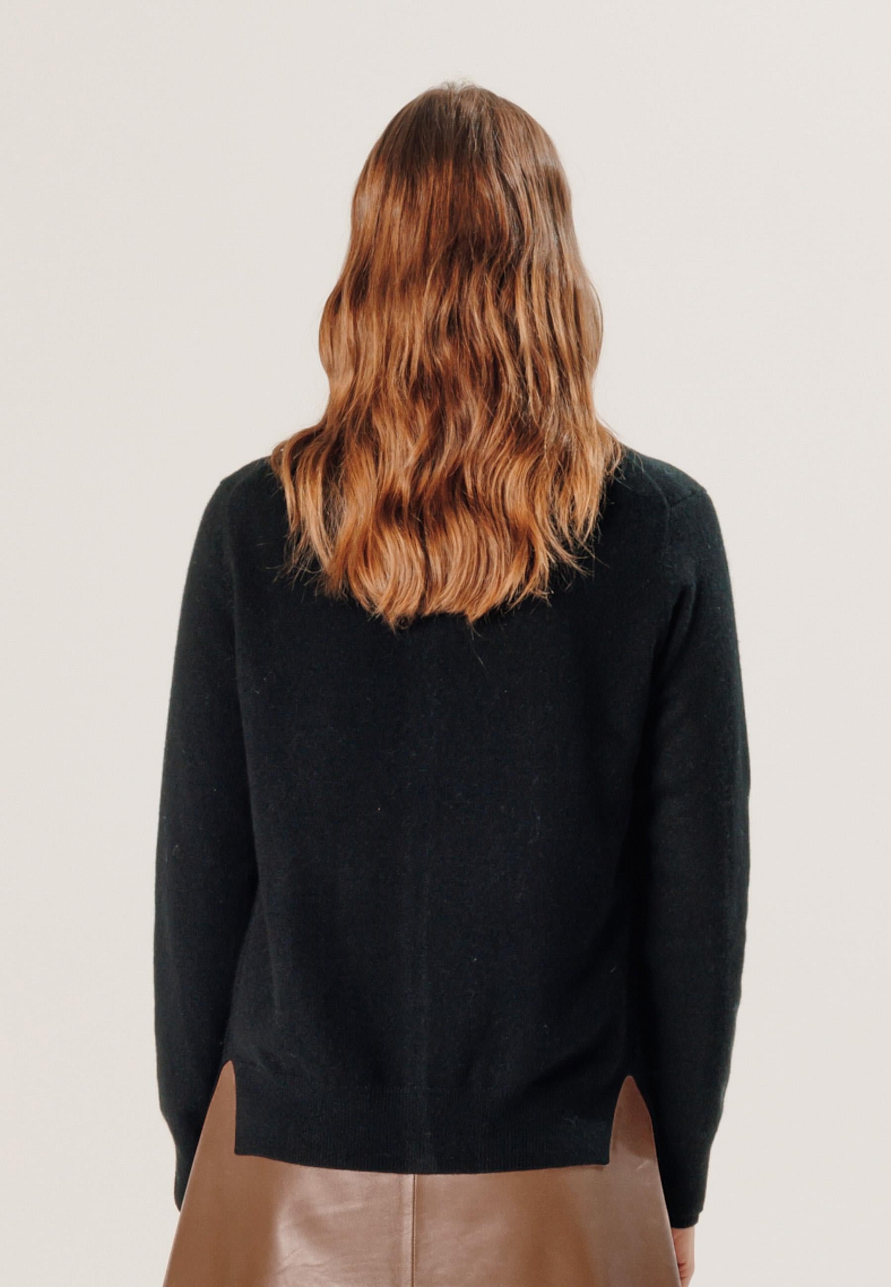 Cashmere bow cardigan RODIER Black