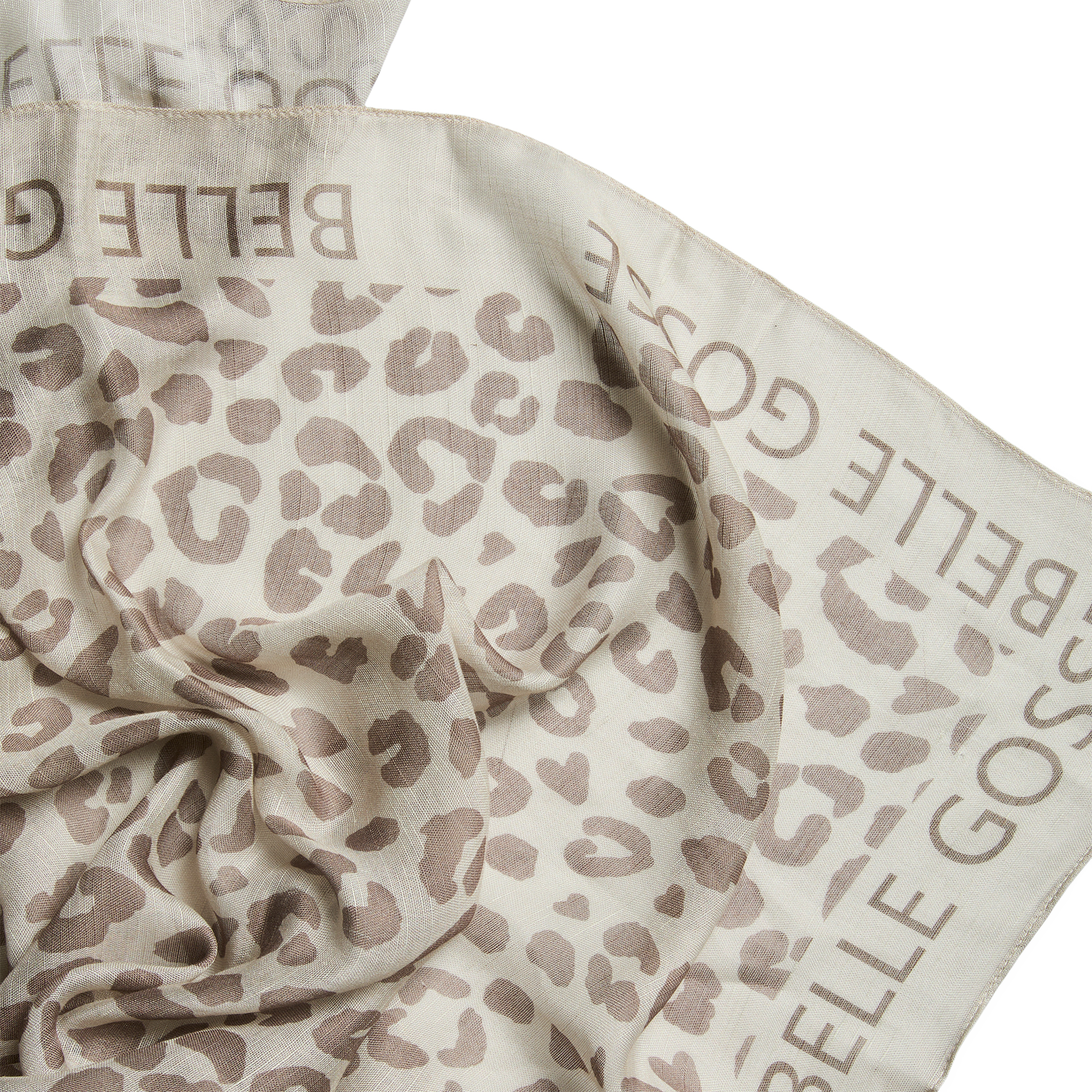 Foulard imprimé PIECES Gris