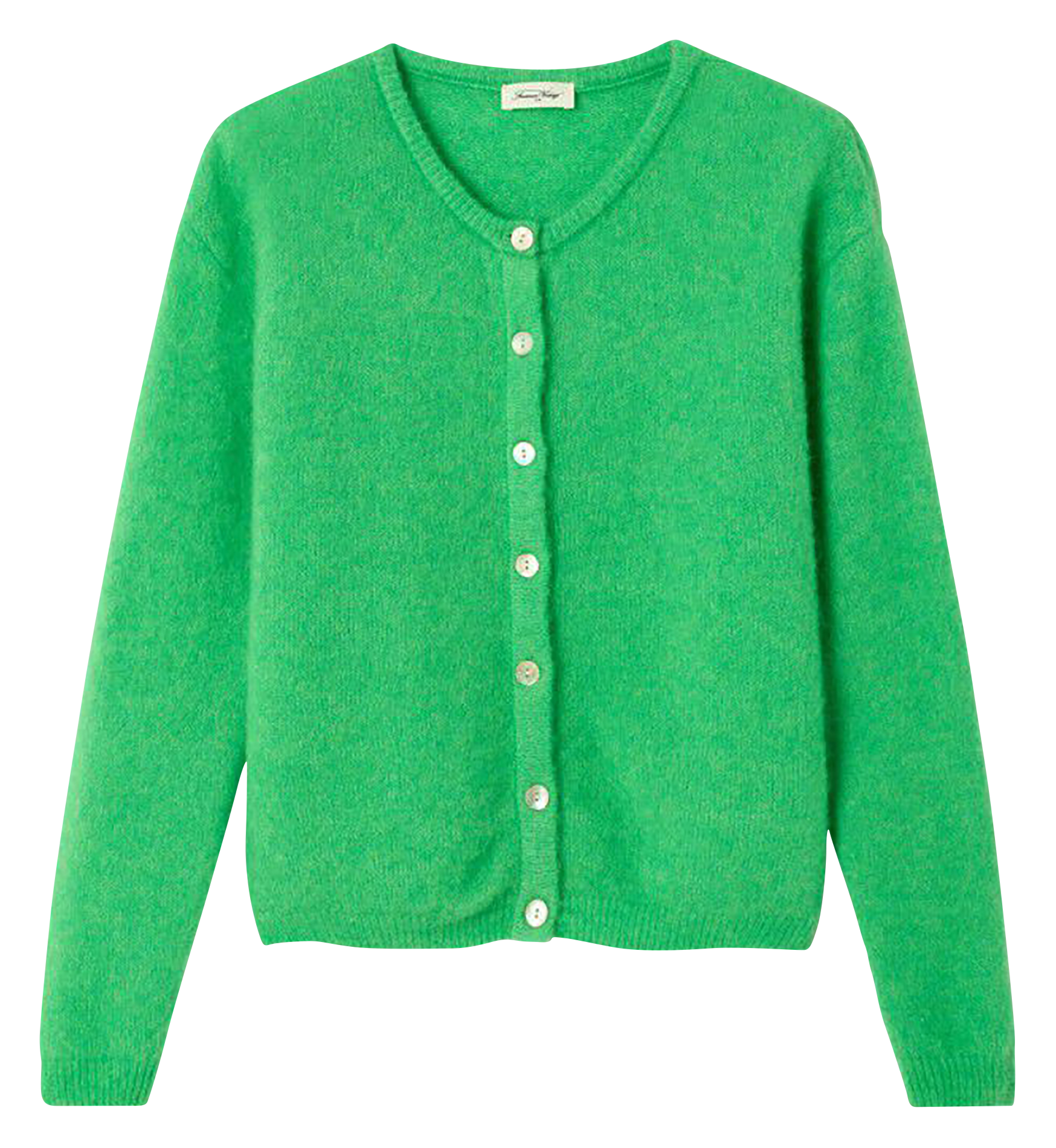 Gilet ample col rond en laine mélangée VITOW Jardin chine