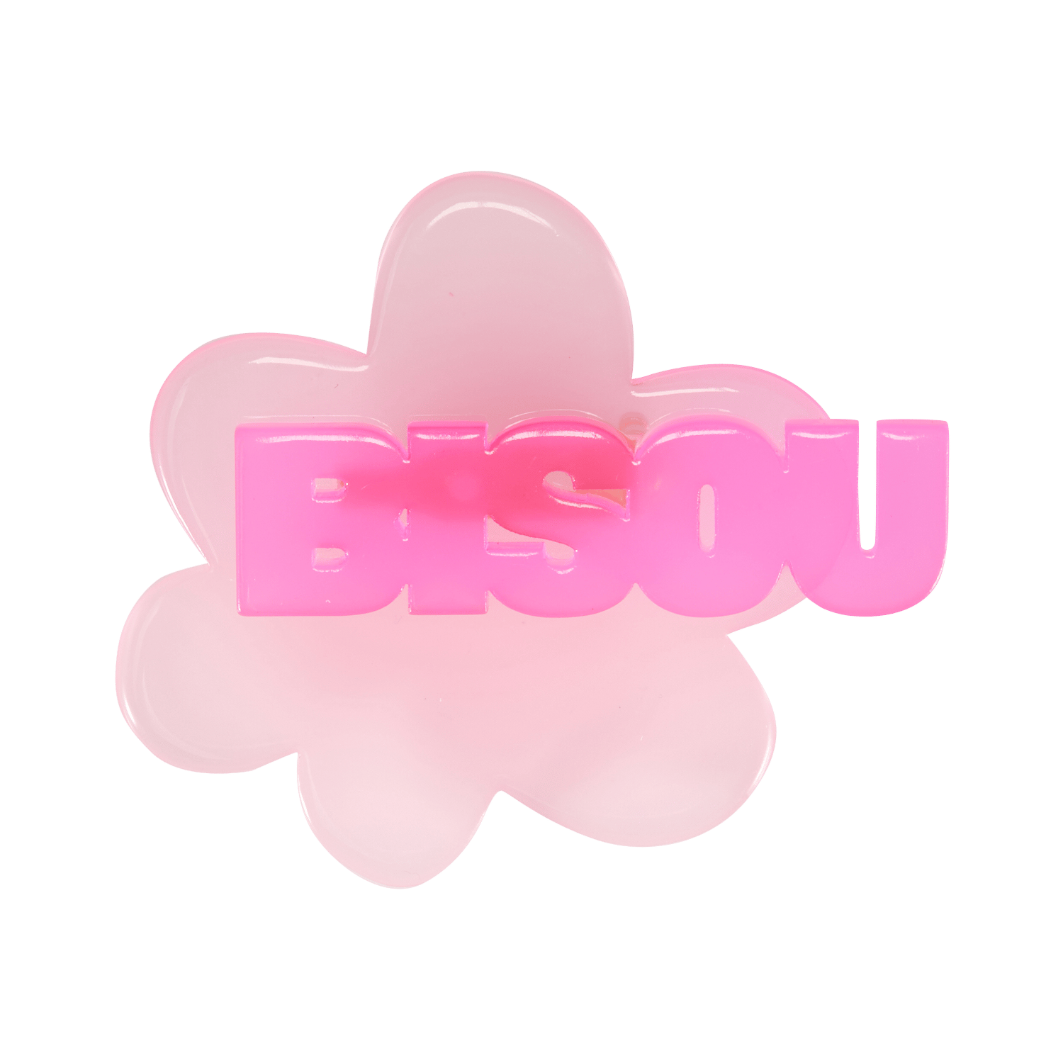 Harz- und Messingbrosche DES PETITS HAUTS Golden