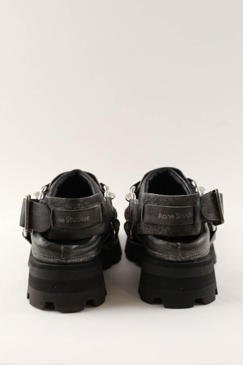 Mules ACNE STUDIOS - Seconde Main Black