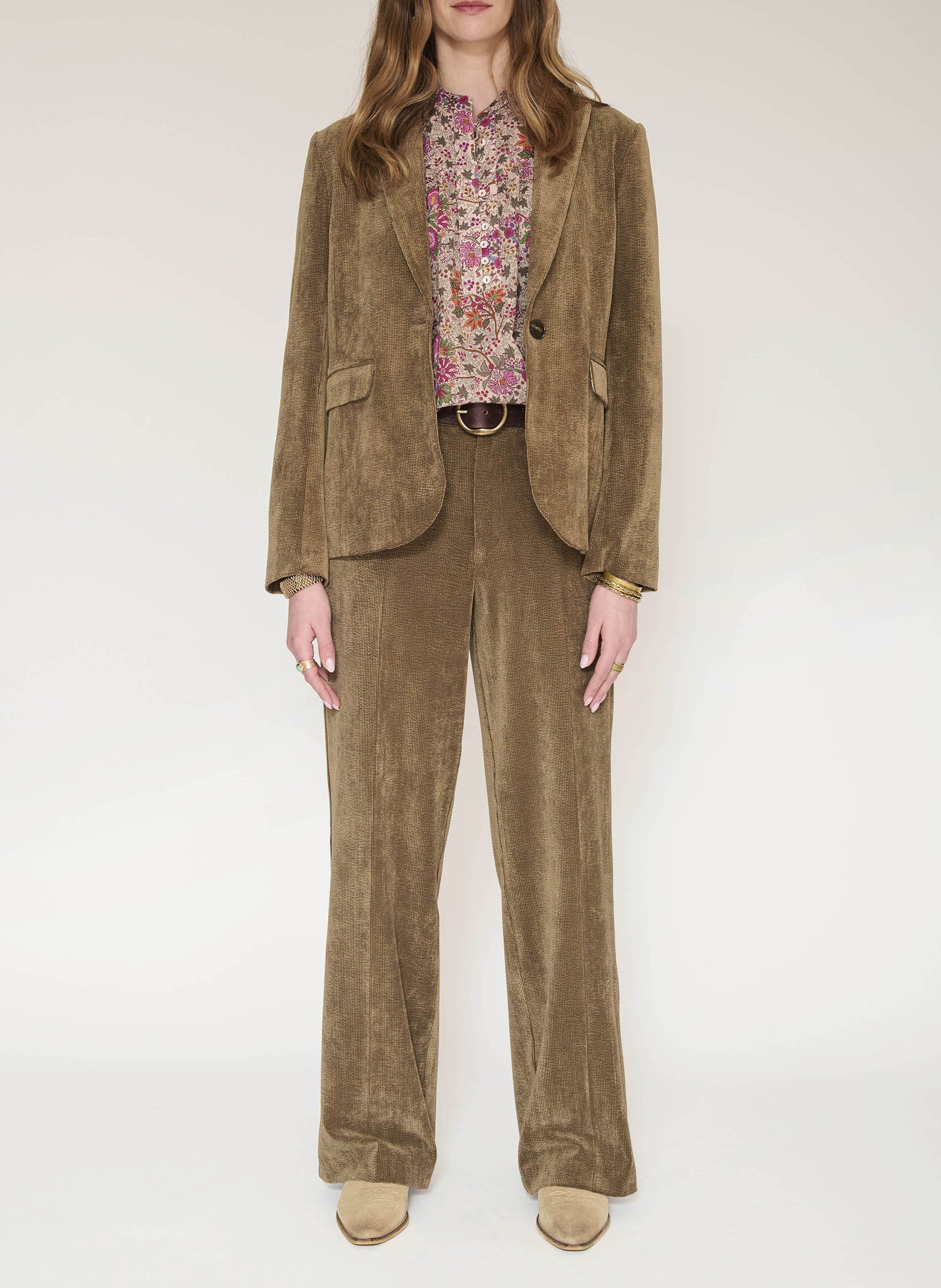 Gerade geschnittene Cordhose MKT Braun