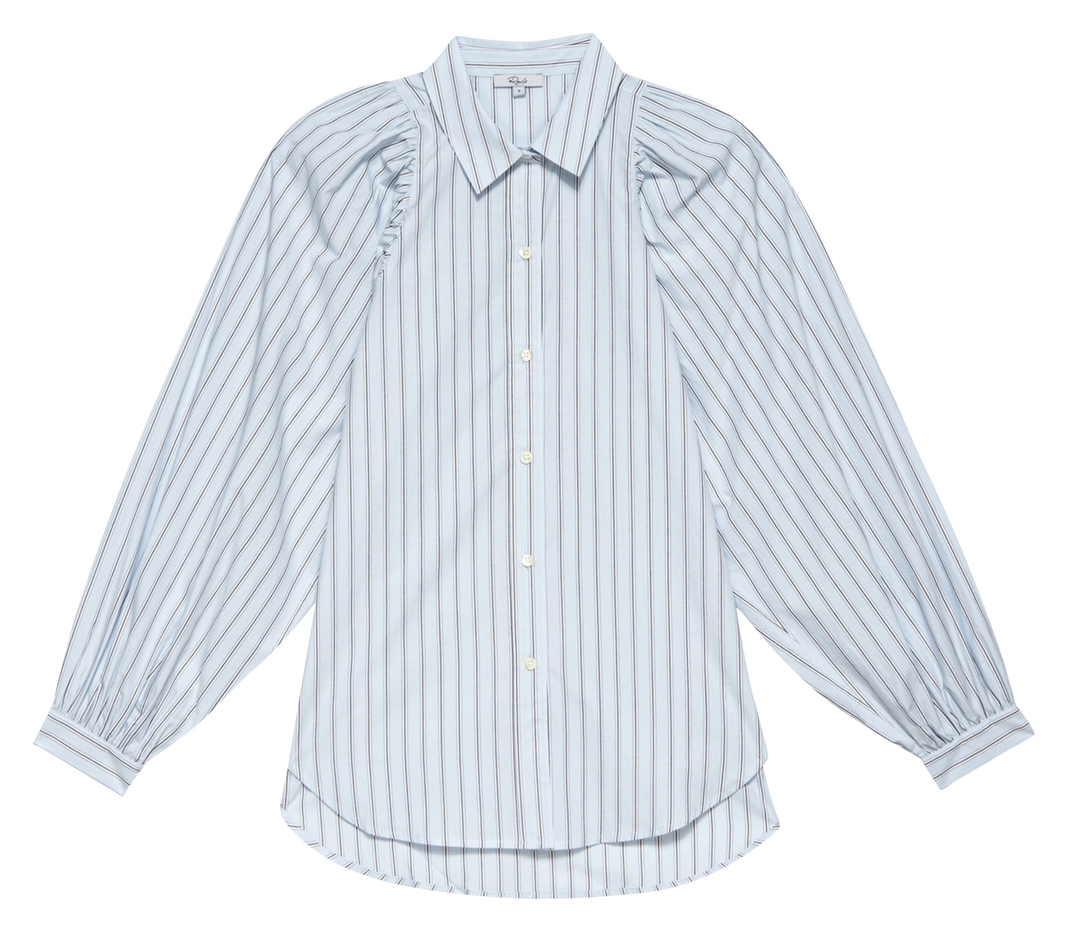 Chemise rayée en coton mélangé RAILS Bleu