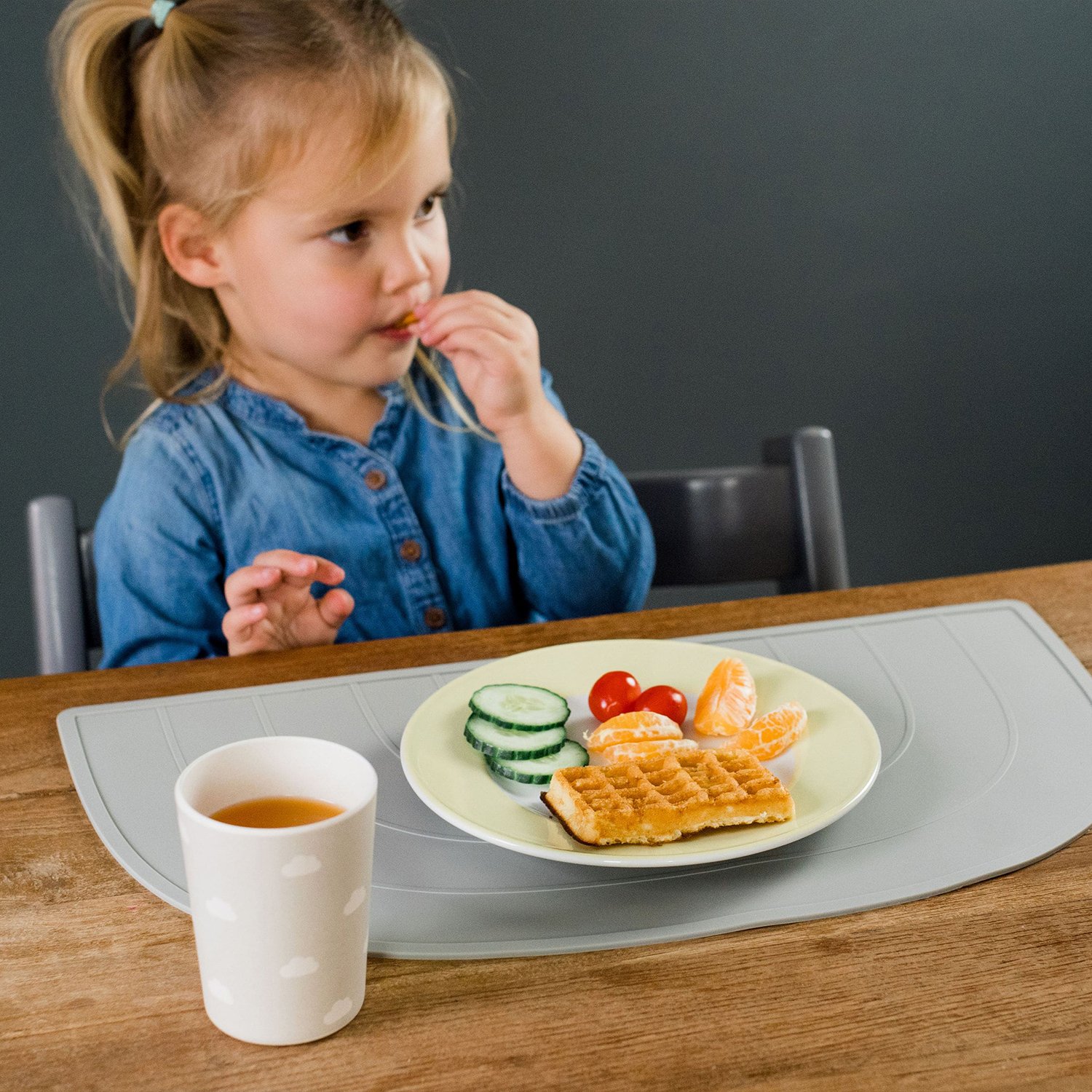 Set de table arc-en-ciel en silicone KINDSGUT Multicolore