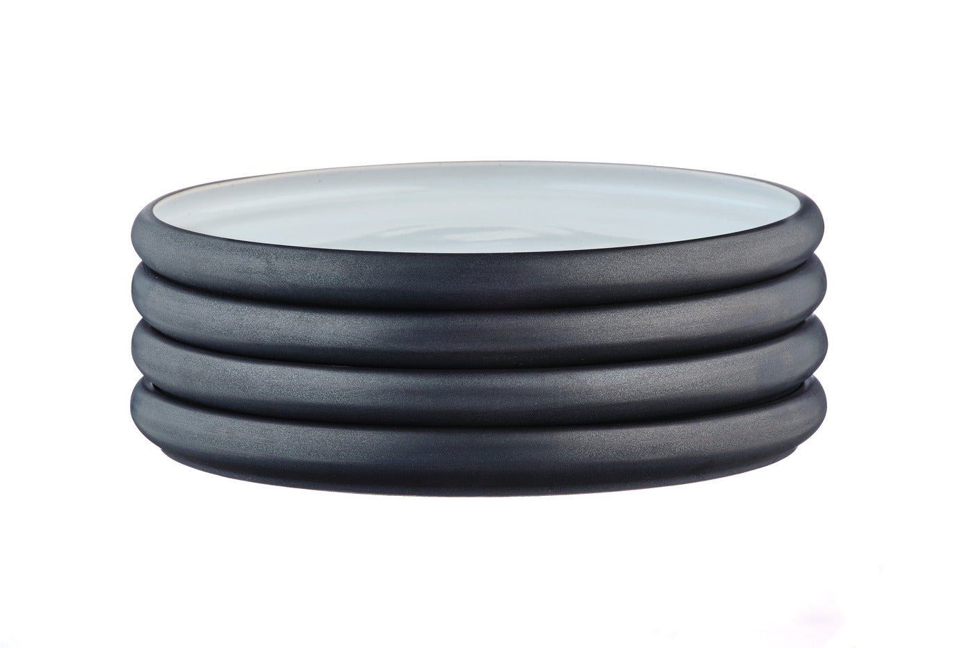 Gourmet plate ø28cm - 4 pieces - onyx BJORN Black
