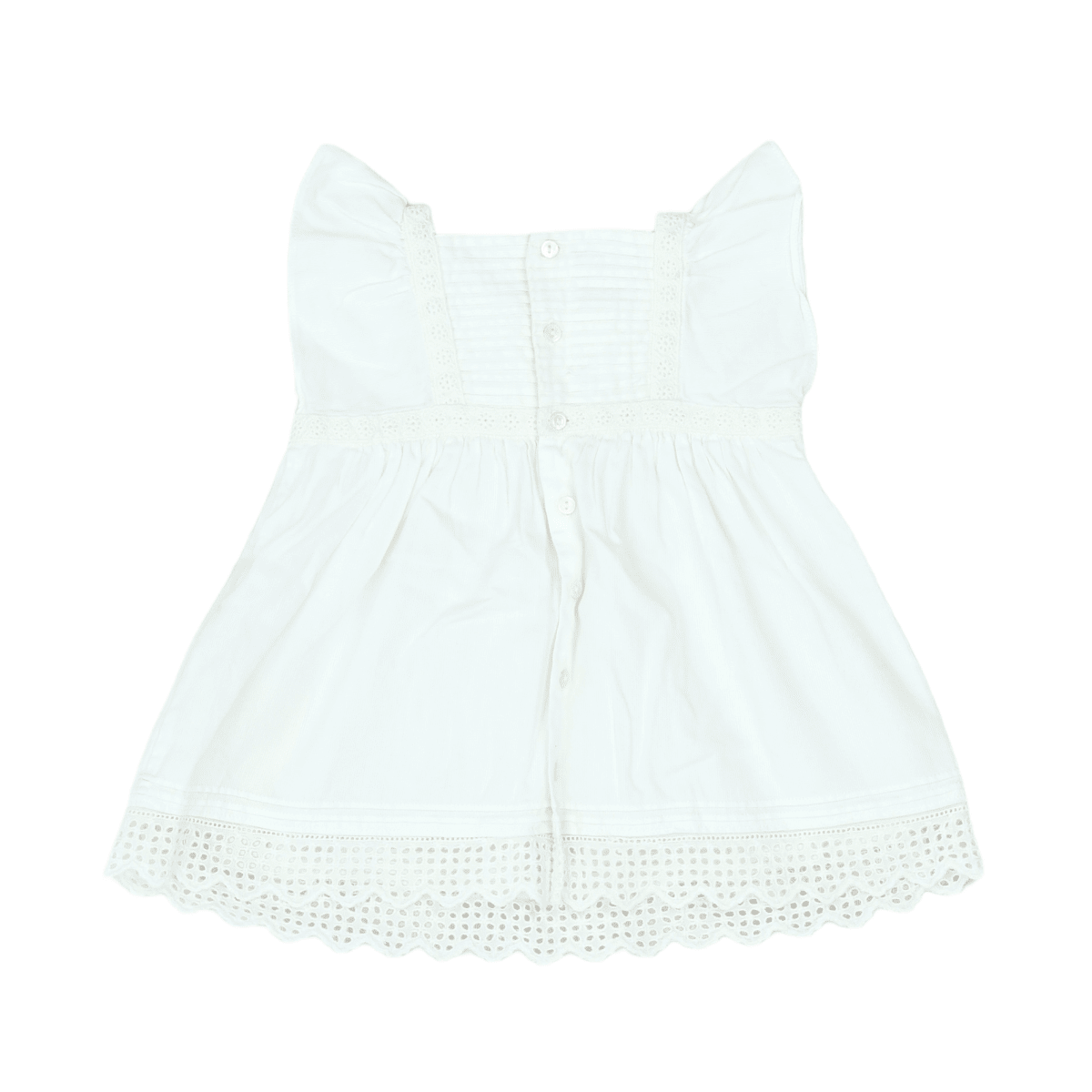 White baby dress - 6 months BONPOINT - Seconde Main White