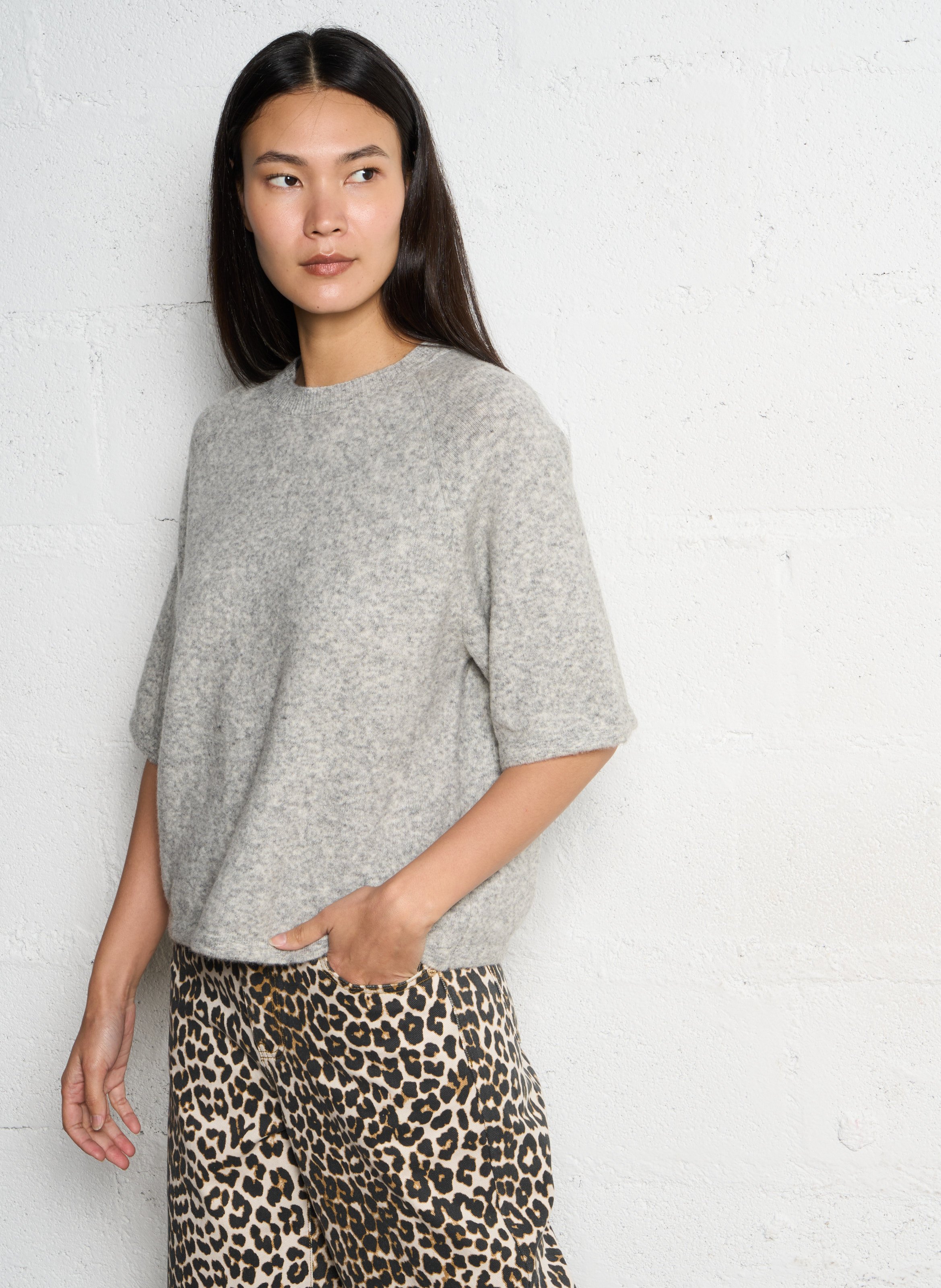 Débardeur Femme En Cachemire 100% - Gris - Taille XS - Occasion Comme Neuf - Marque Berenice