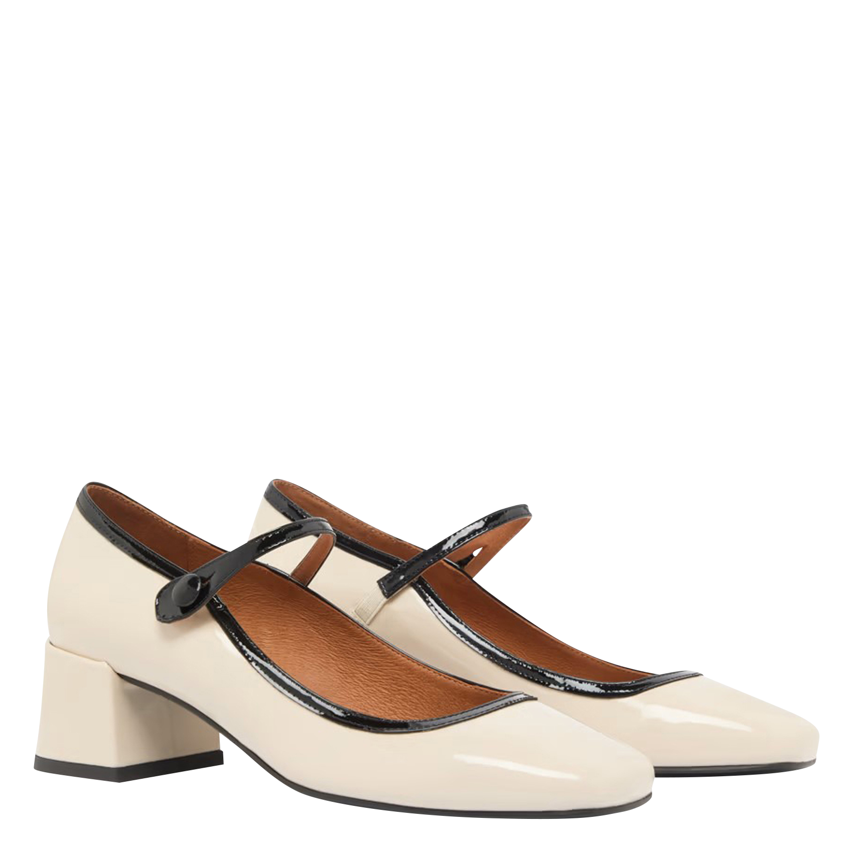 Camelia patent leather high heels  JONAK White