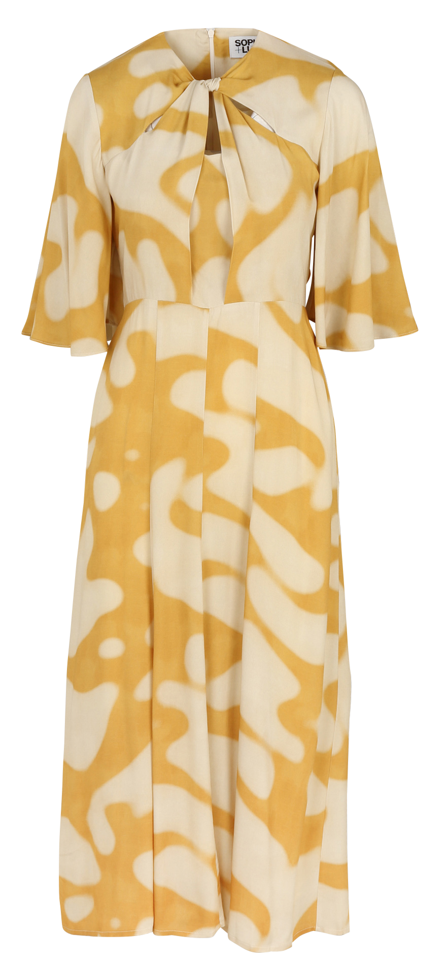 Bedrucktes Kleid SOPHIE+LUCIE Gelb