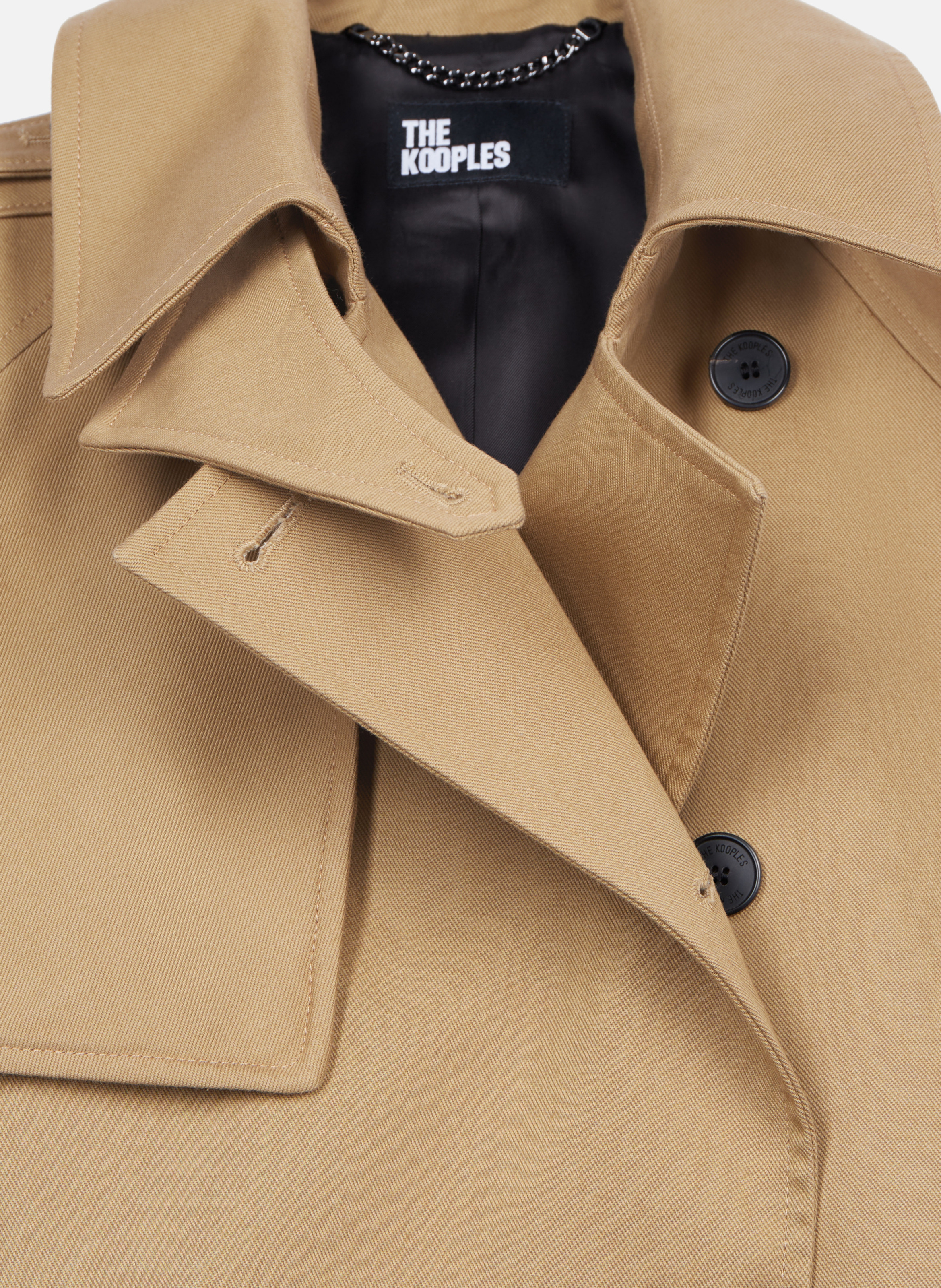 Dorry long trench coat THE KOOPLES Beige