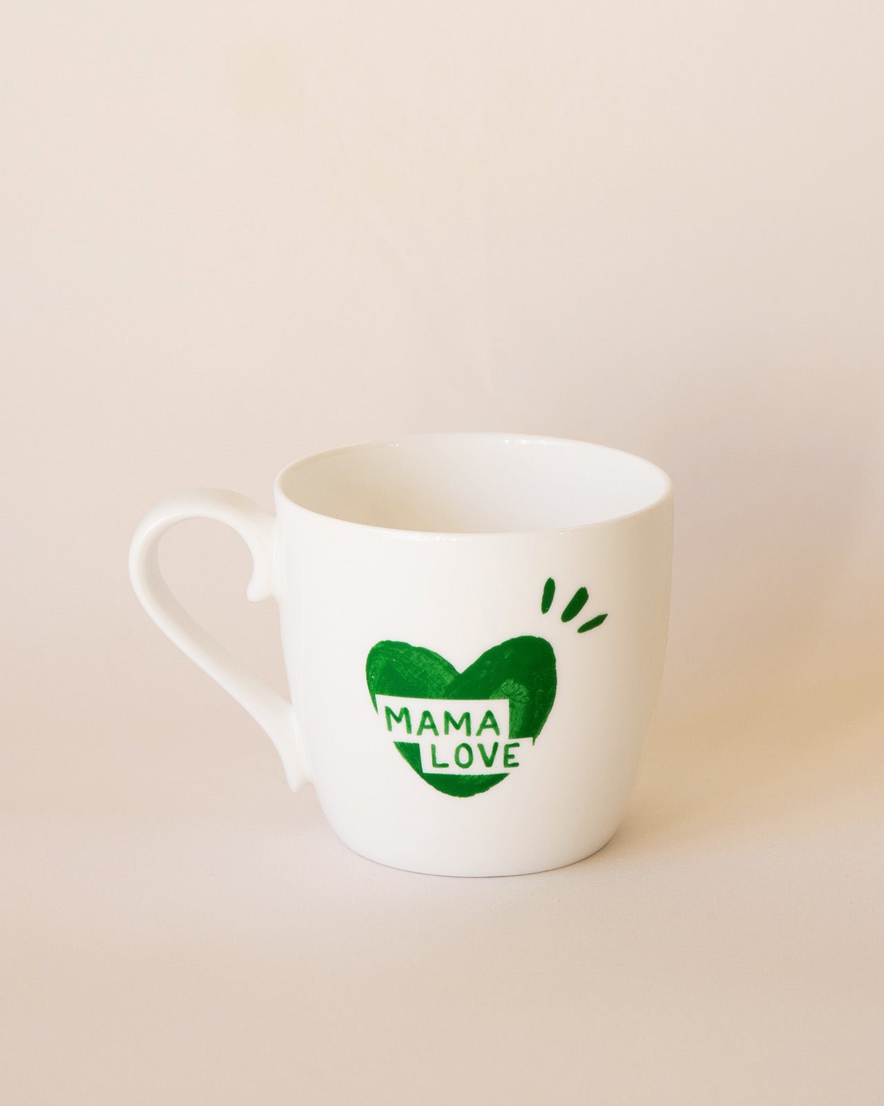 The mama love heart mug EMOI EMOI White