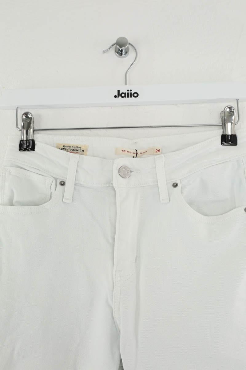 721 Slim Cotton Jeans LEVI'S - Seconde main White