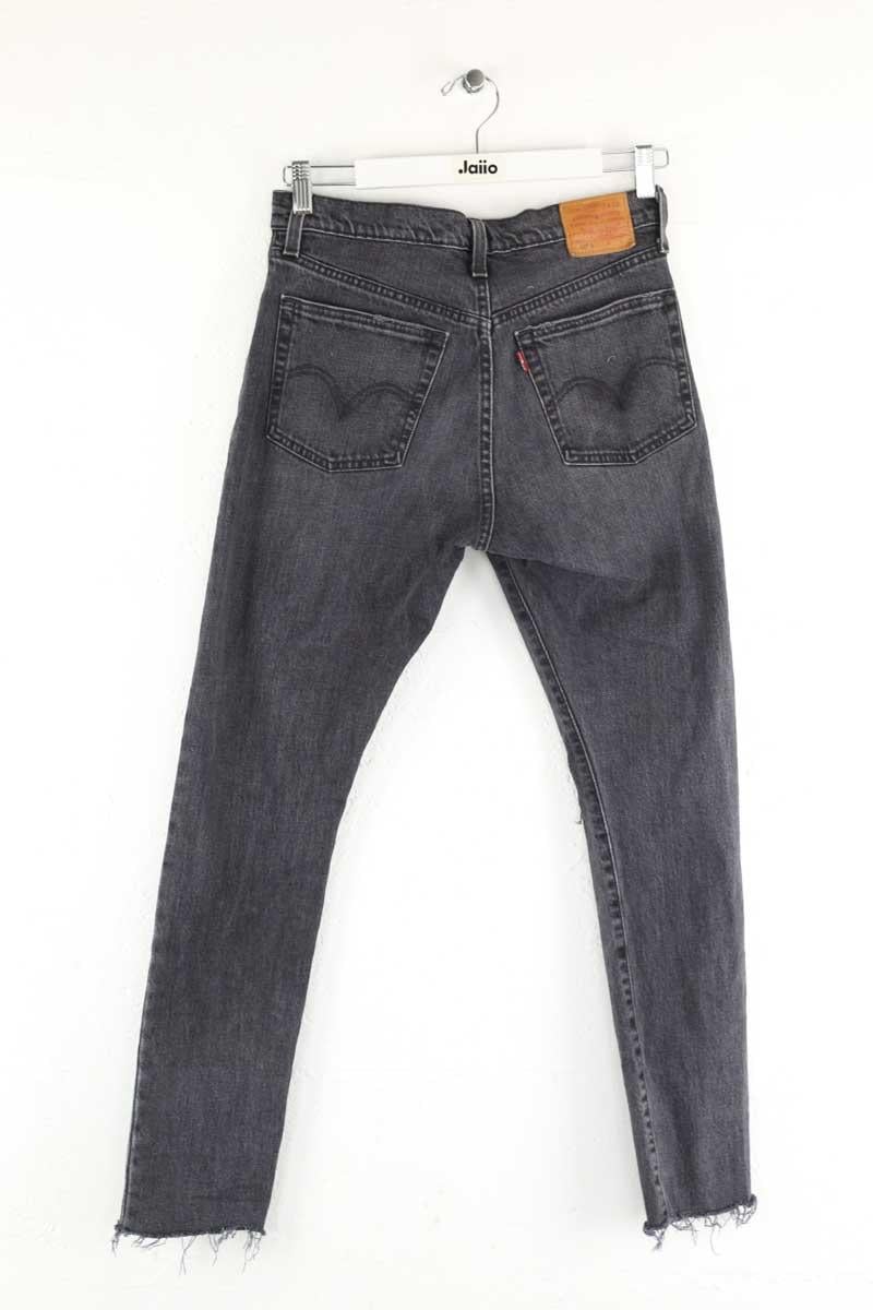 501? straight cotton jeans LEVI'S - Seconde main Grey