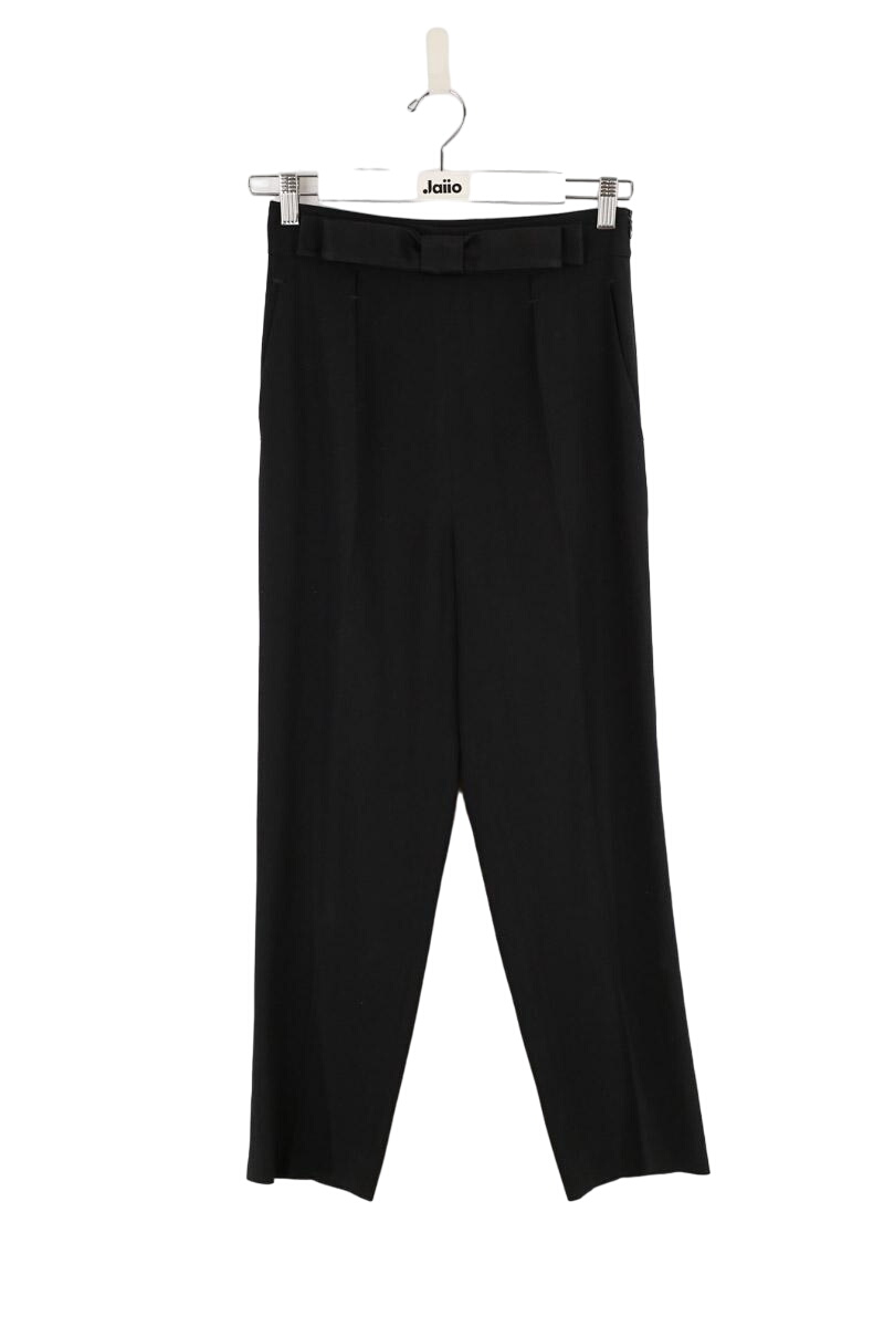 Black straight-leg  pants PAULE KA - Seconde main Black