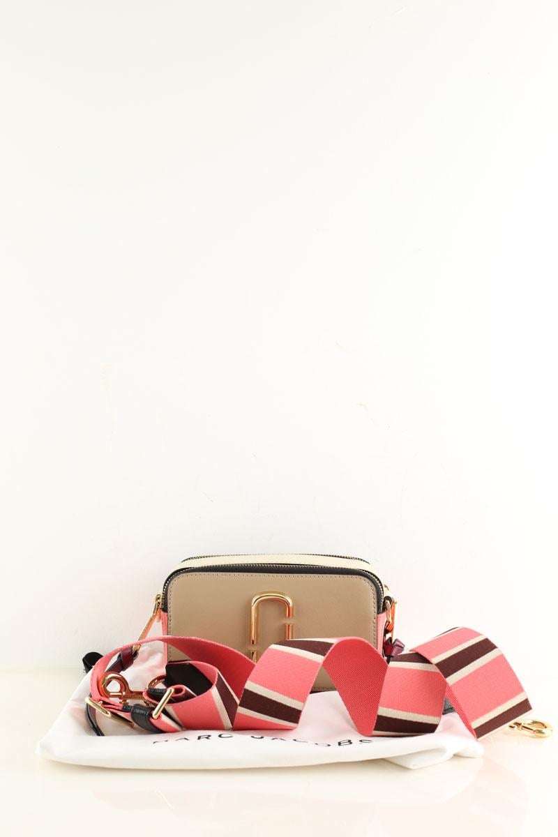 Leather messenger bag MARC JACOBS - Seconde Main Beige