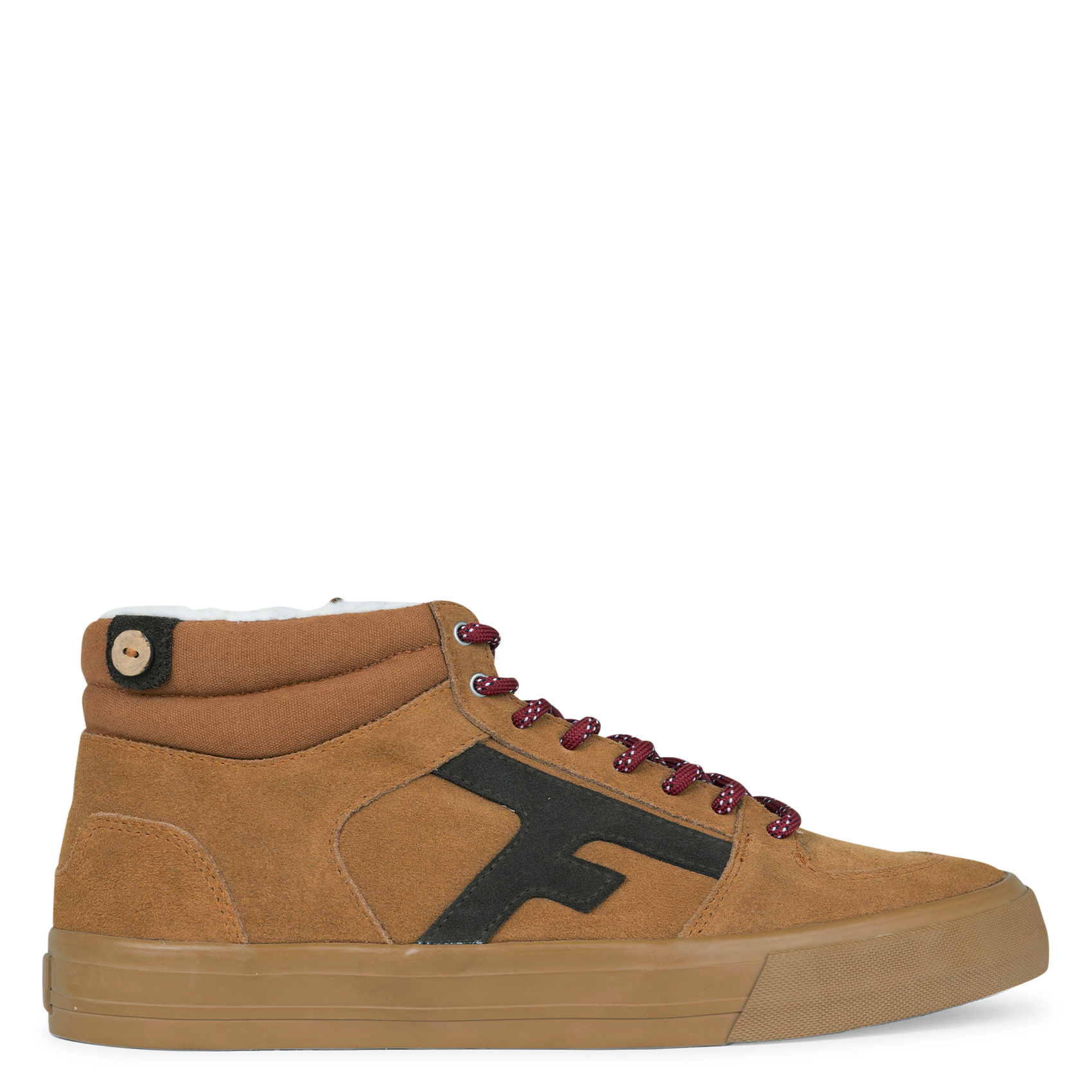 Hoge, suède sneakers FAGUO Bruin