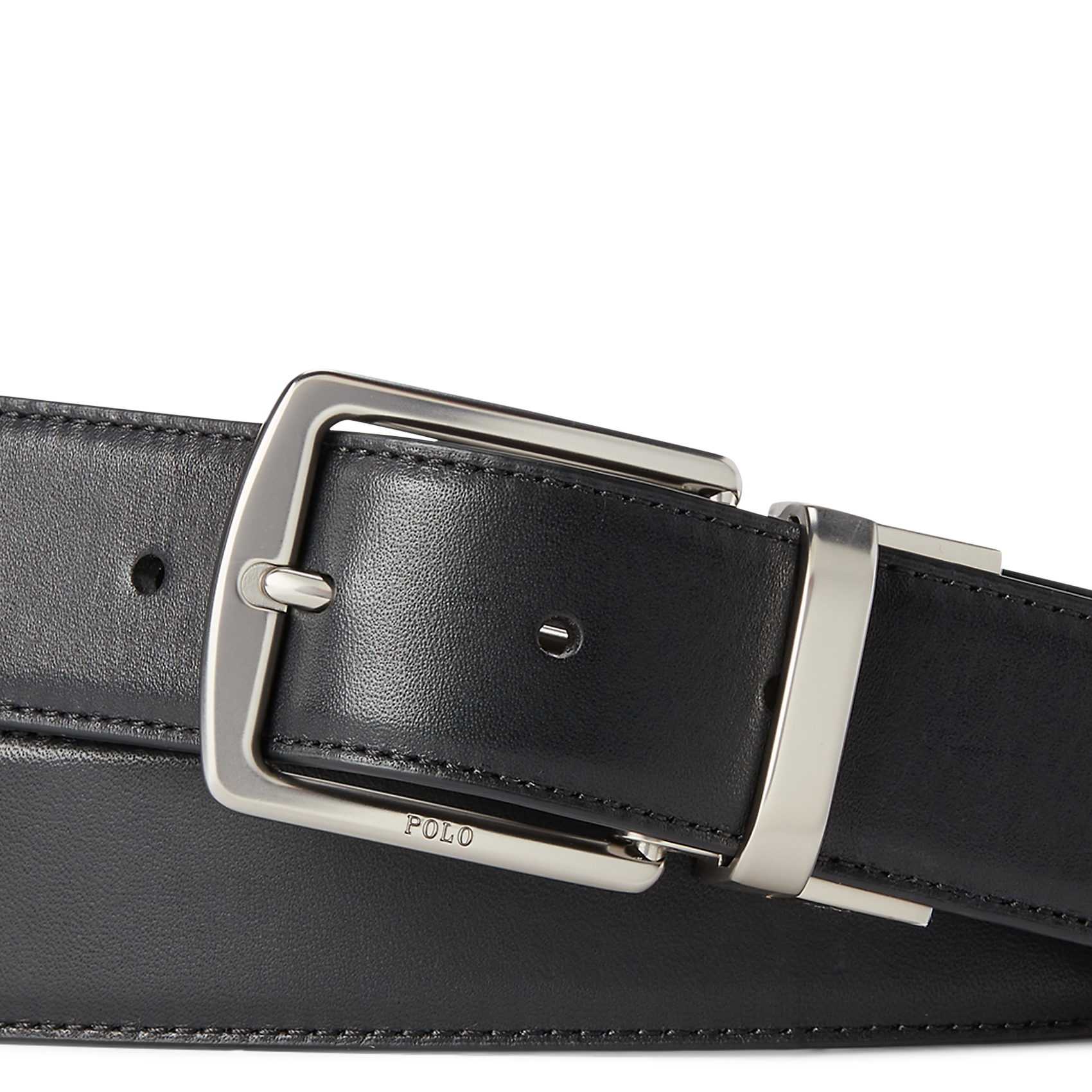 Gürtel und Kartenhalter aus Leder POLO RALPH LAUREN Schwarz