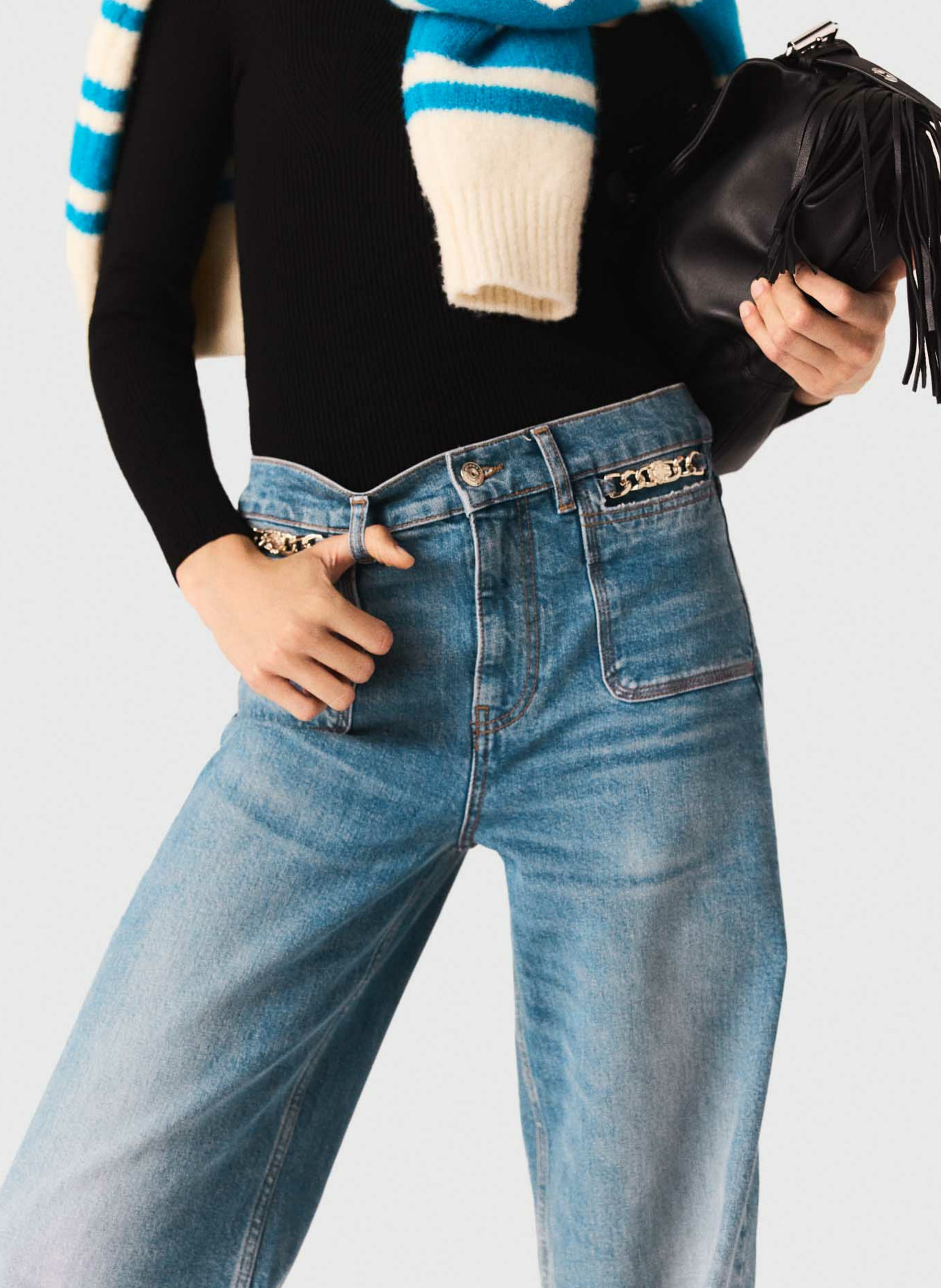 Rechte jeans MAJE Blauw