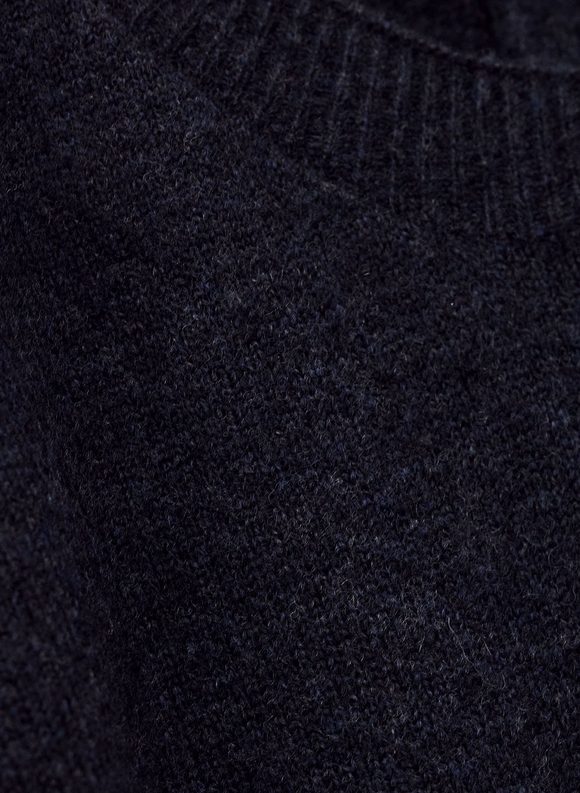 Effen trui van wolmix met lange mouwen en kant BA&SH Blauw