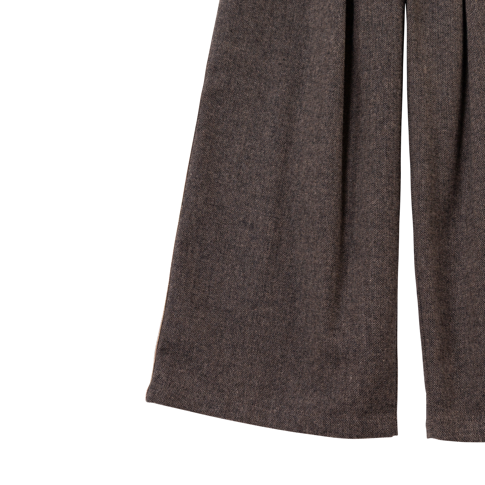 Pantalon large en flanelle IKKS JUNIOR Marron