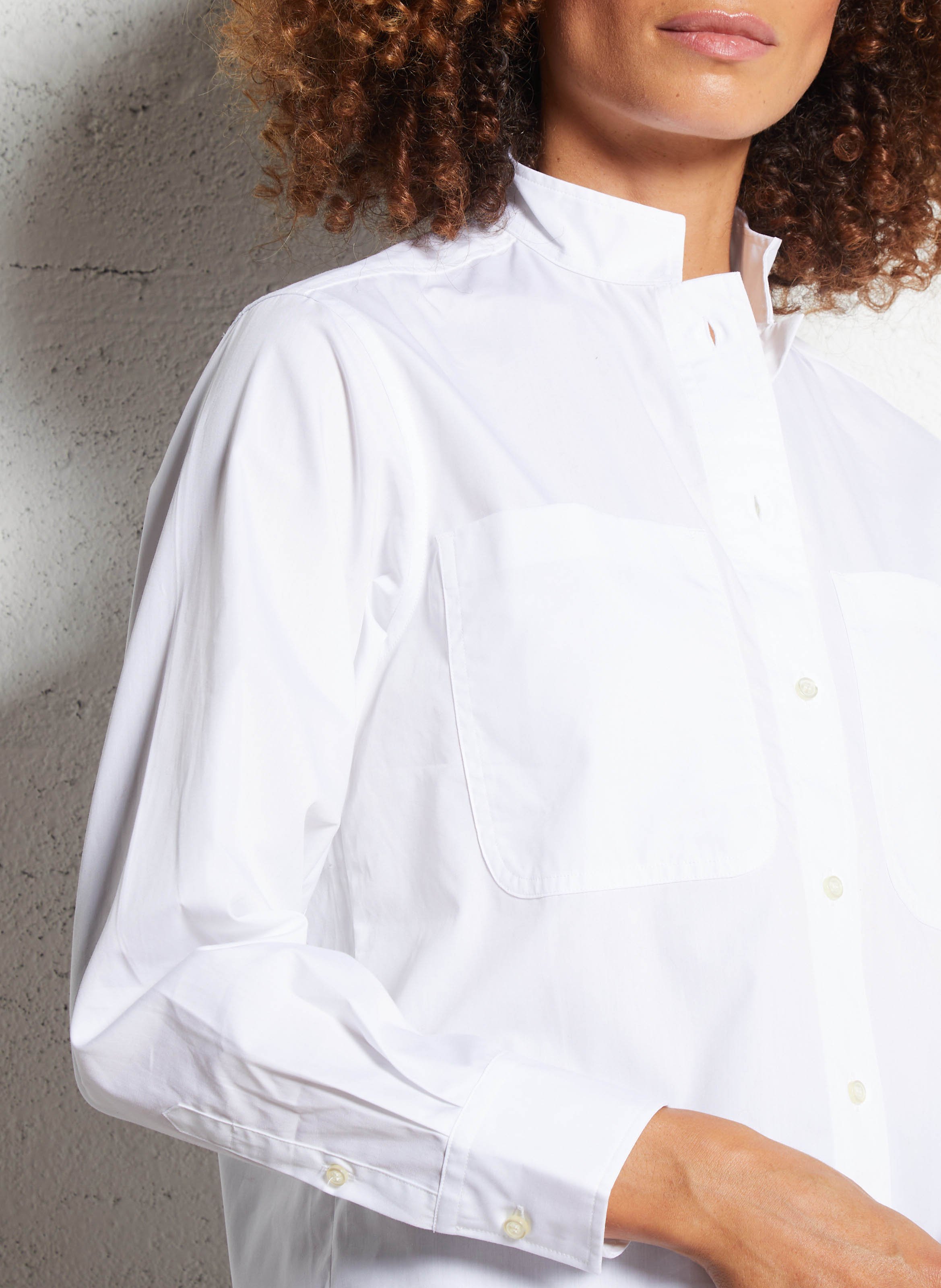 Effen overhemd Colonel LEON & HARPER Wit