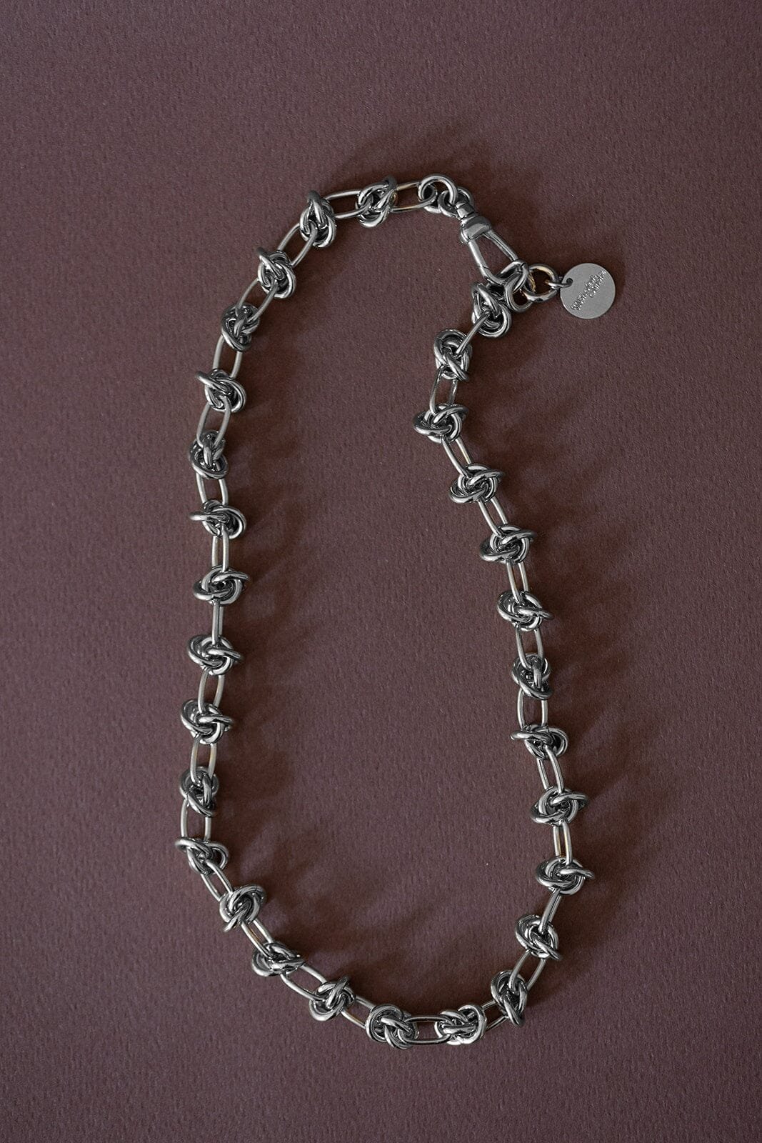 Maxi silver-plated necklace MONSIEUR SIMONE Silver