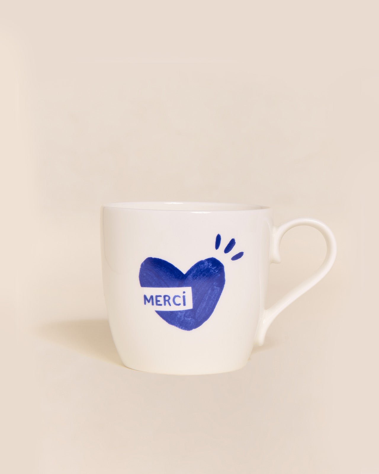 Le mug cœur merci EMOI EMOI Bleu