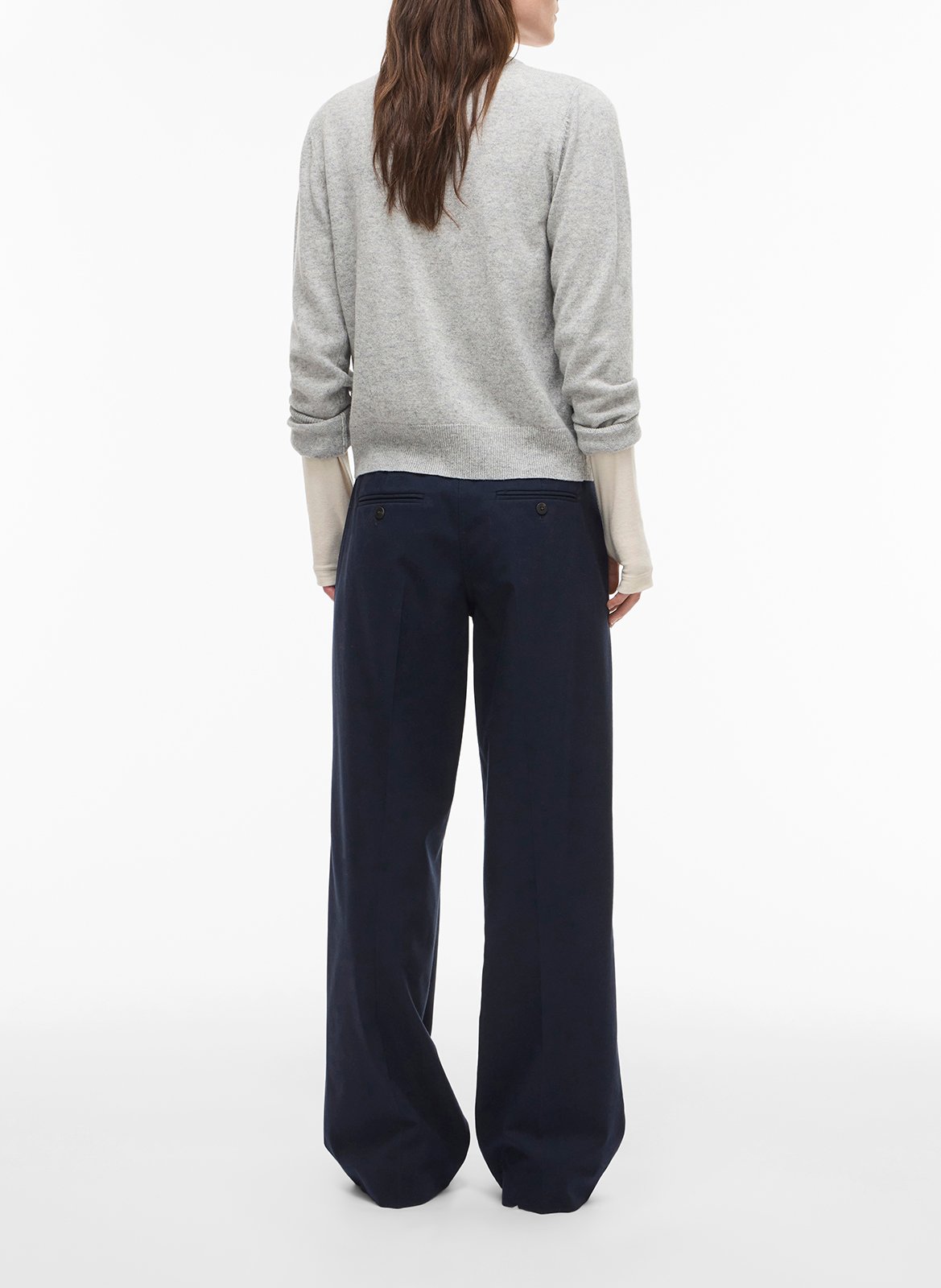 Bandplooibroek ROUGE EDIT Blauw