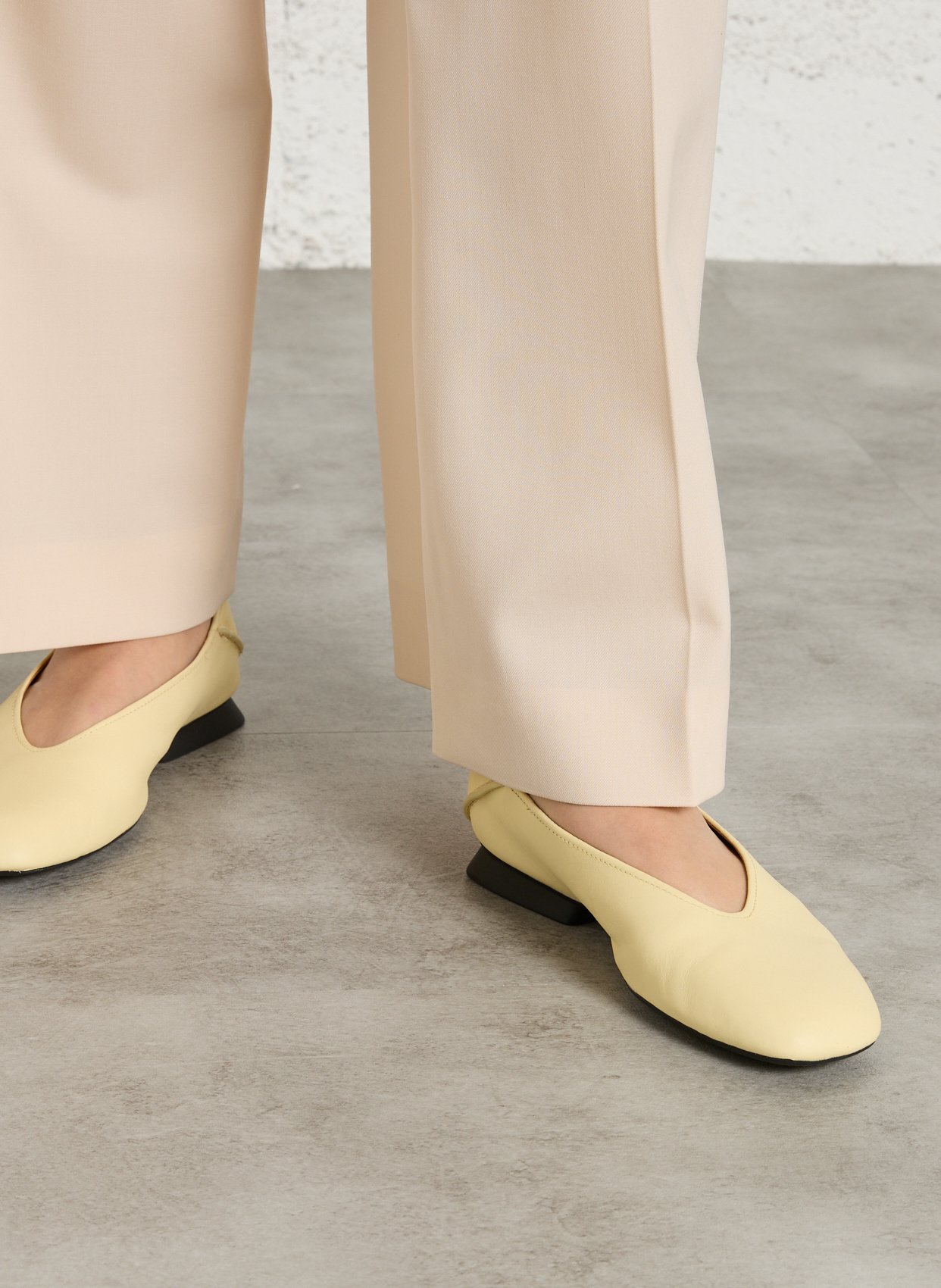 Ballerinas - Leder CAMPER Gelb