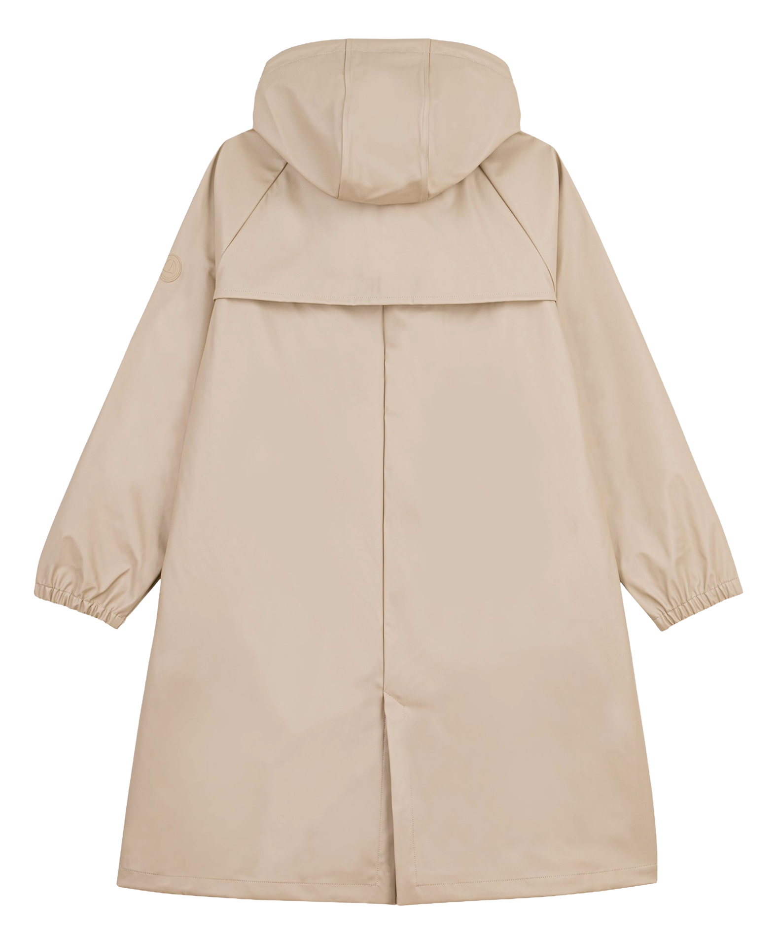 Windjack met ritssluiting en capuchon in effen kleur PETIT BATEAU Beige